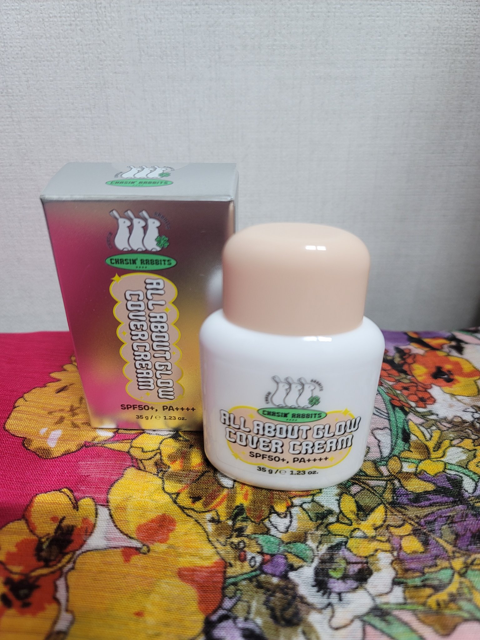 オールアバウトグロウカバークリーム/CHASIN'RABBITS/日焼け止めクリームを使ったクチコミ（1枚目）