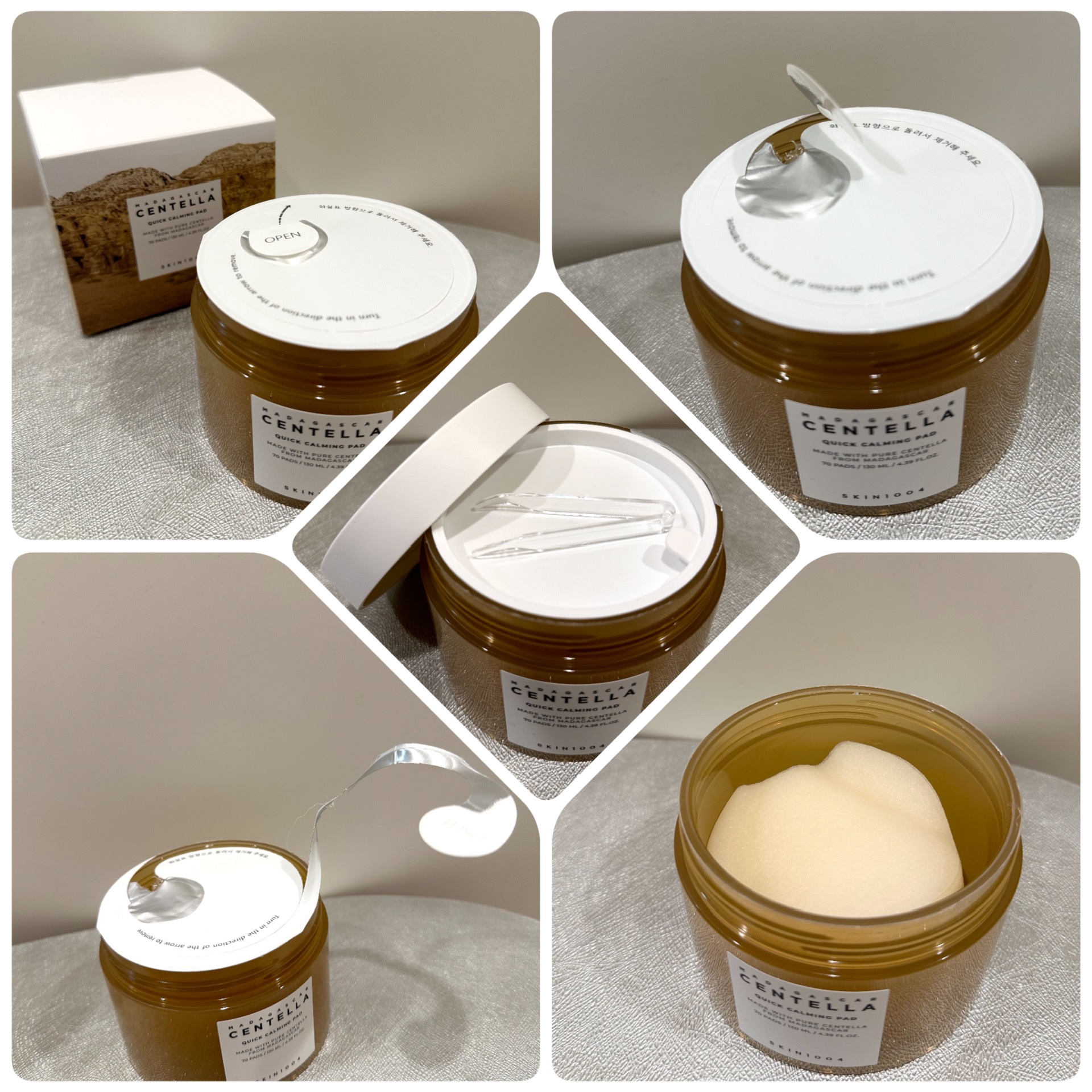 センテラ クイックカーミングパッド/SKIN1004/トナーパッドを使ったクチコミ（2枚目）