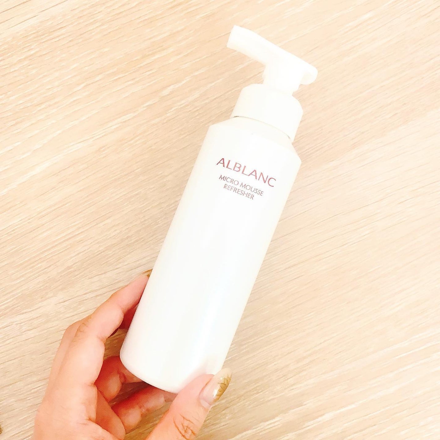 マイクロムース リフレッシャー/ALBLANC/泡洗顔を使ったクチコミ(1枚目)