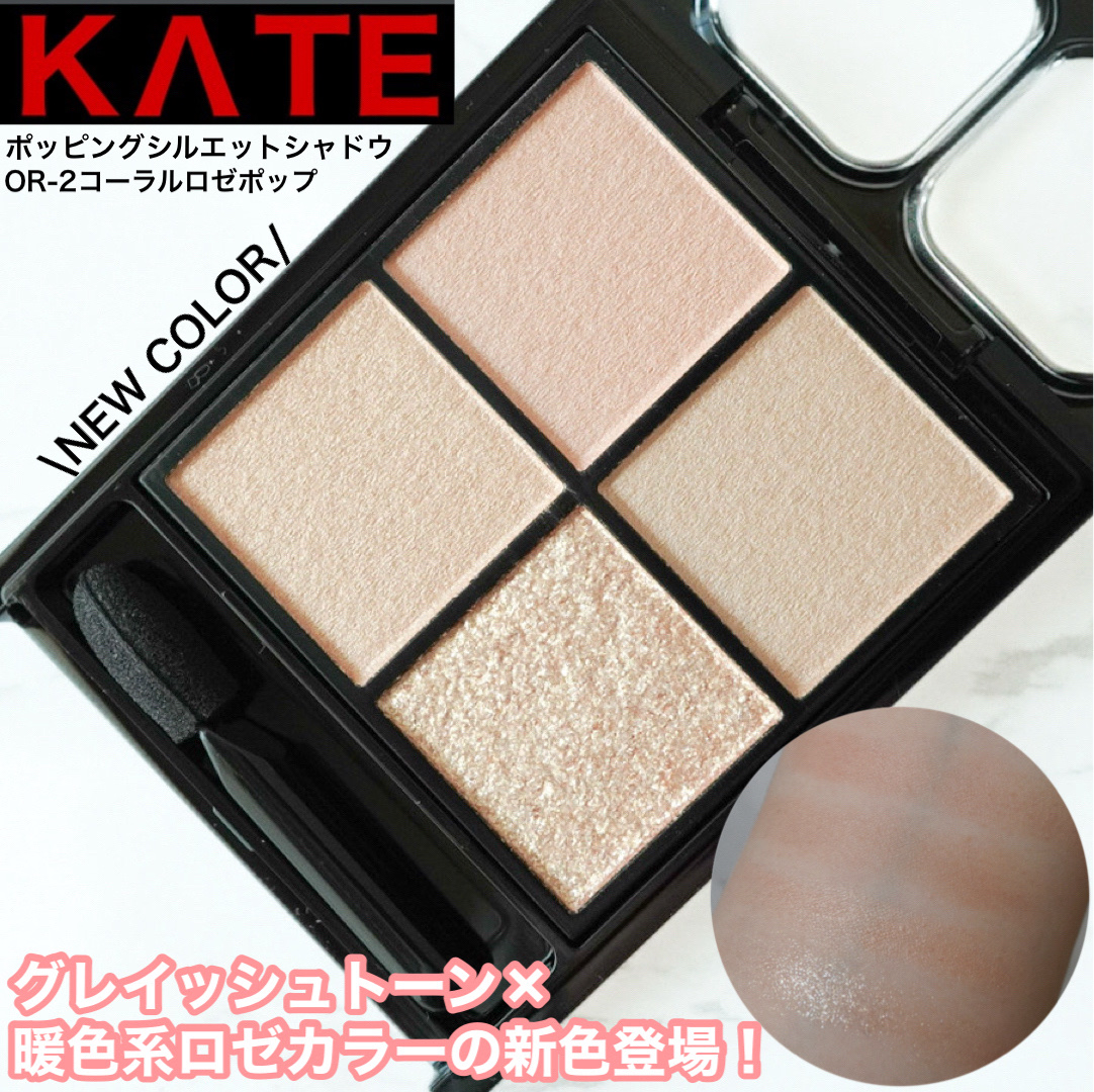 ケイト ポッピングシルエットシャドウ/KATE/アイシャドウパレットを使ったクチコミ（1枚目）