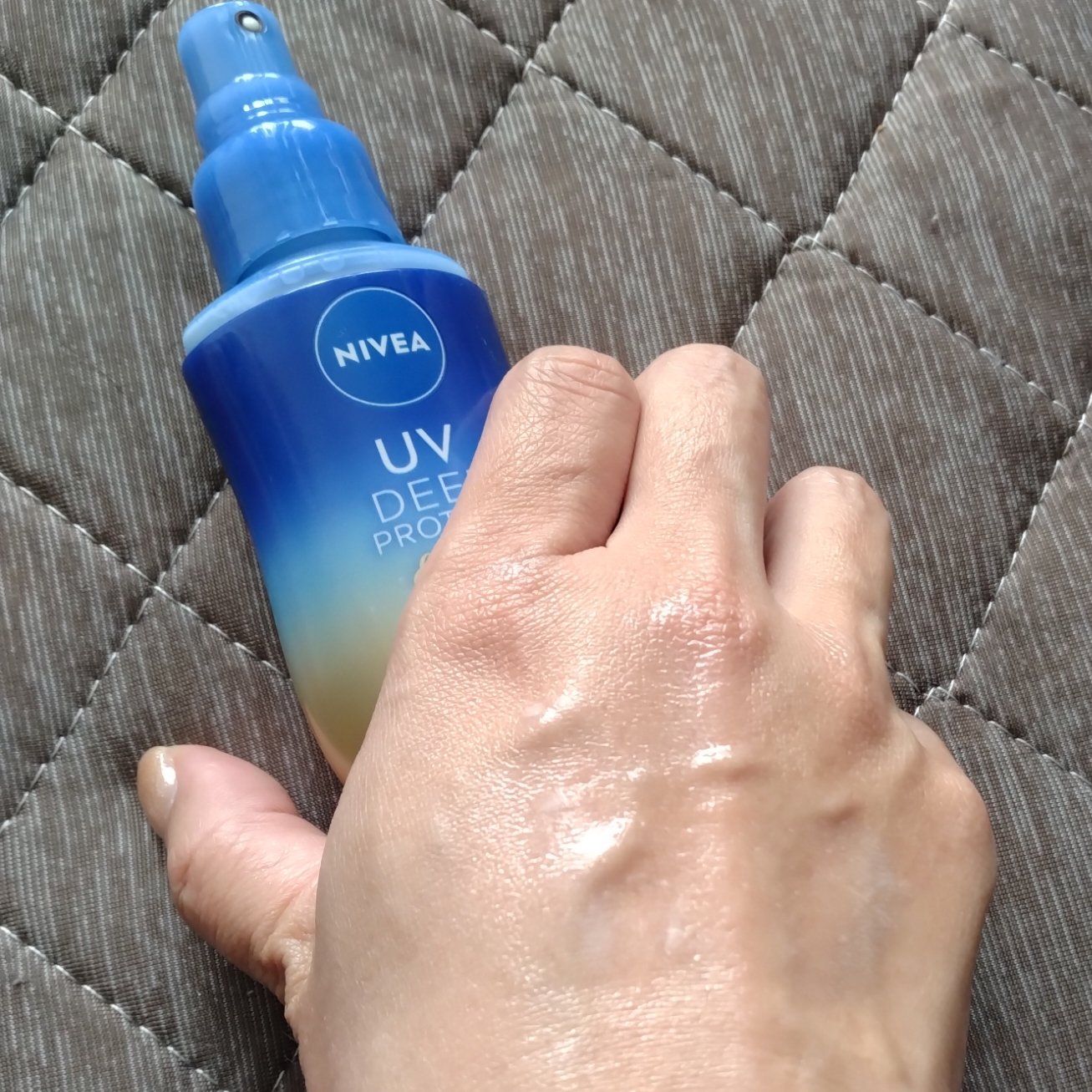 ニベアUV ディーププロテクト＆ケア ミルクミスト/ニベア/日焼け止めミスト・スプレーを使ったクチコミ（3枚目）