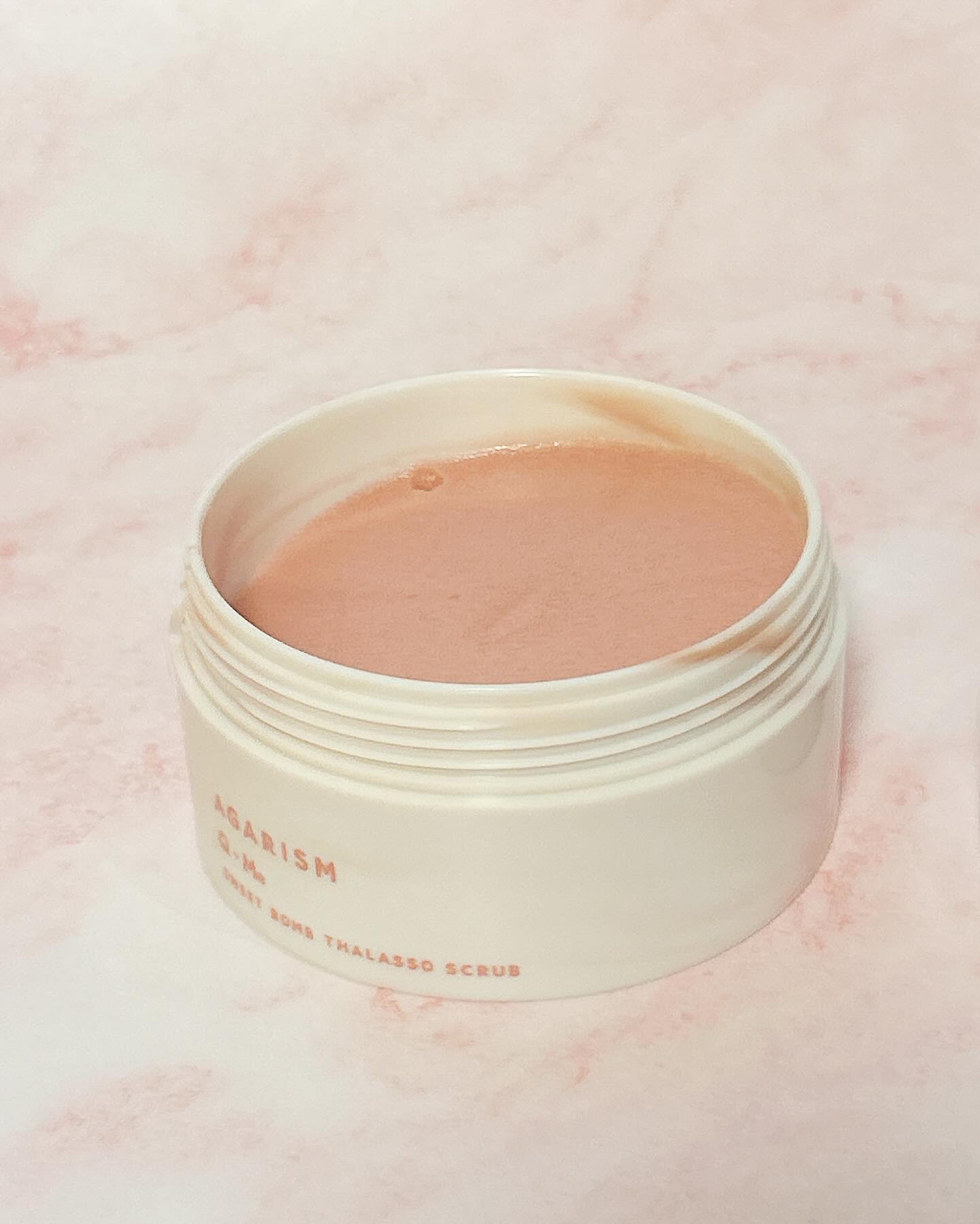 Q+Me スウィート ボム タラソ スクラブ/AGARISM/バスト・ヒップケアを使ったクチコミ（2枚目）