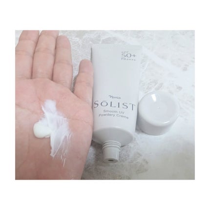 ソリスト スムースUV パウダリークリーム/ナリス化粧品/日焼け止めクリームを使ったクチコミ(3枚目)