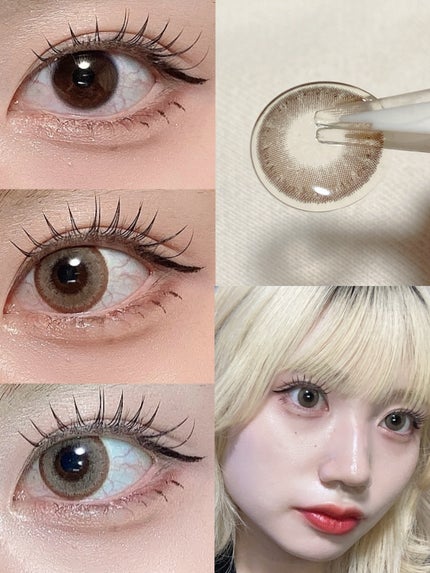 Fabulous(ファビュラス)1month MELO BROWN(メロブラウン)/FABUROUS/カラーコンタクトレンズの画像