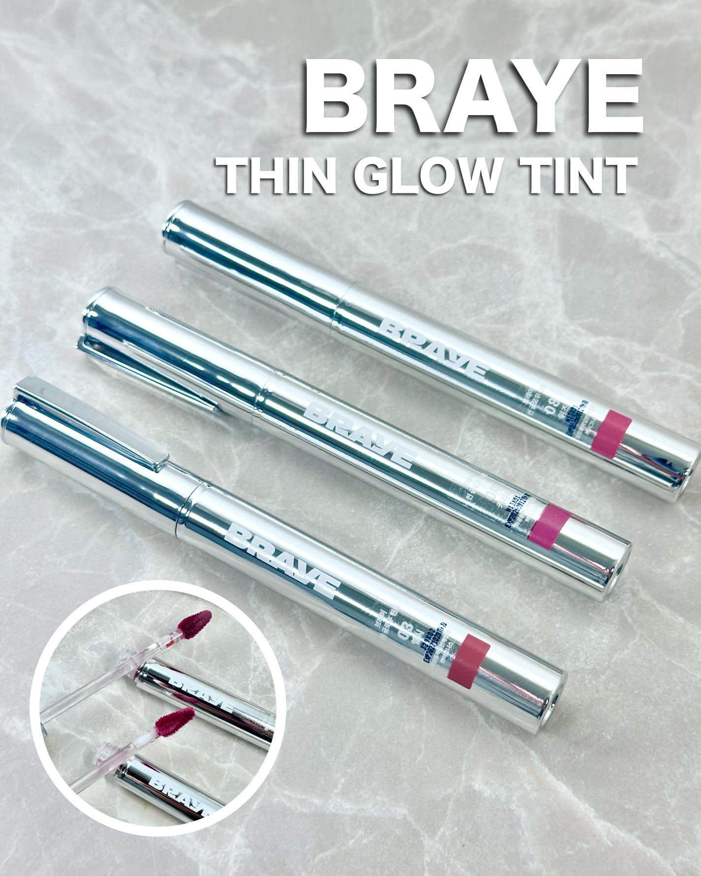 THIN GLOW TINT/BRAYE/口紅を使ったクチコミ(1枚目)