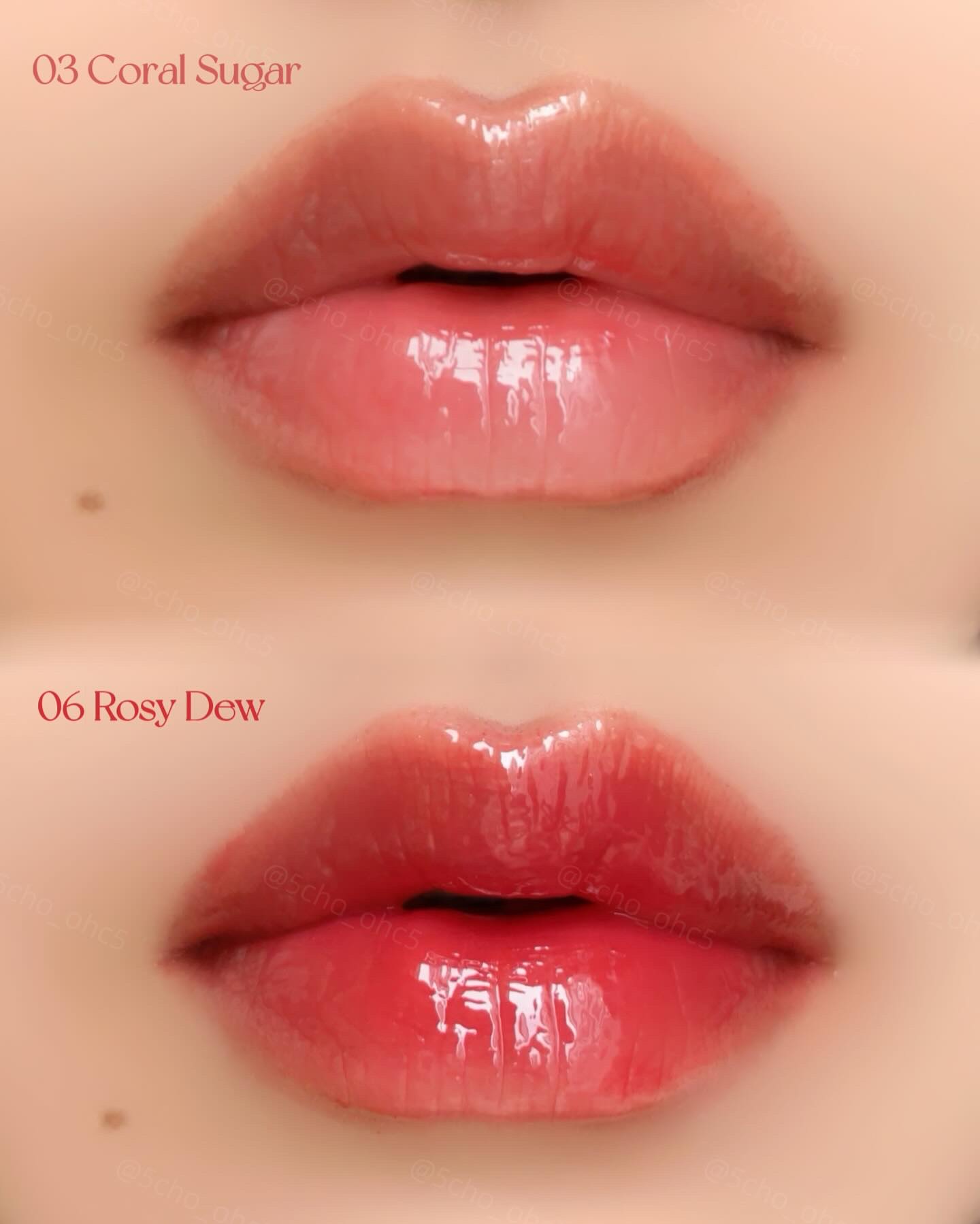 ジューシーデューイグロウティント/dasique/リップティントを使ったクチコミ（3枚目）