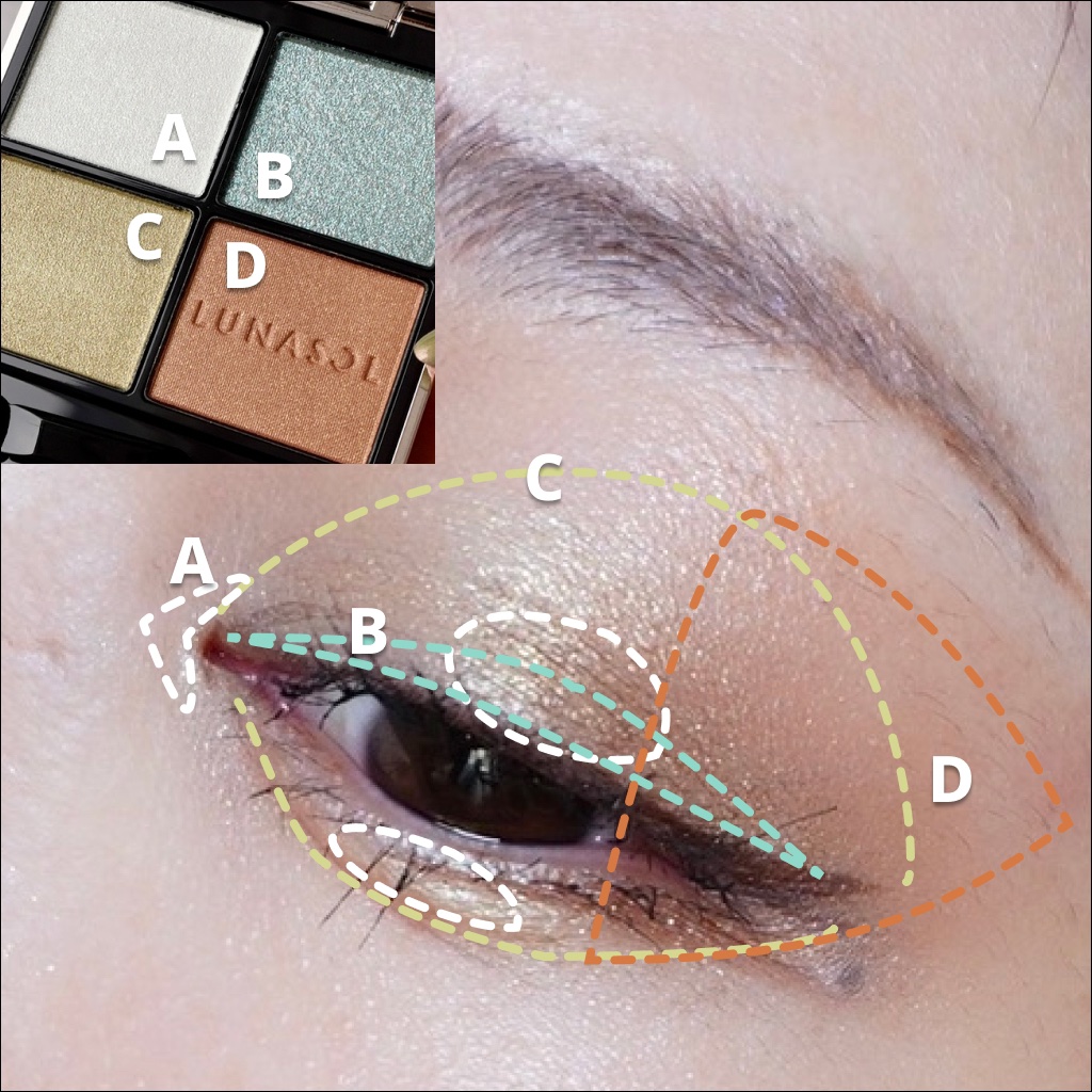 ルナソル アイカラーレーションN/LUNASOL/アイシャドウパレットを使ったクチコミ（3枚目）