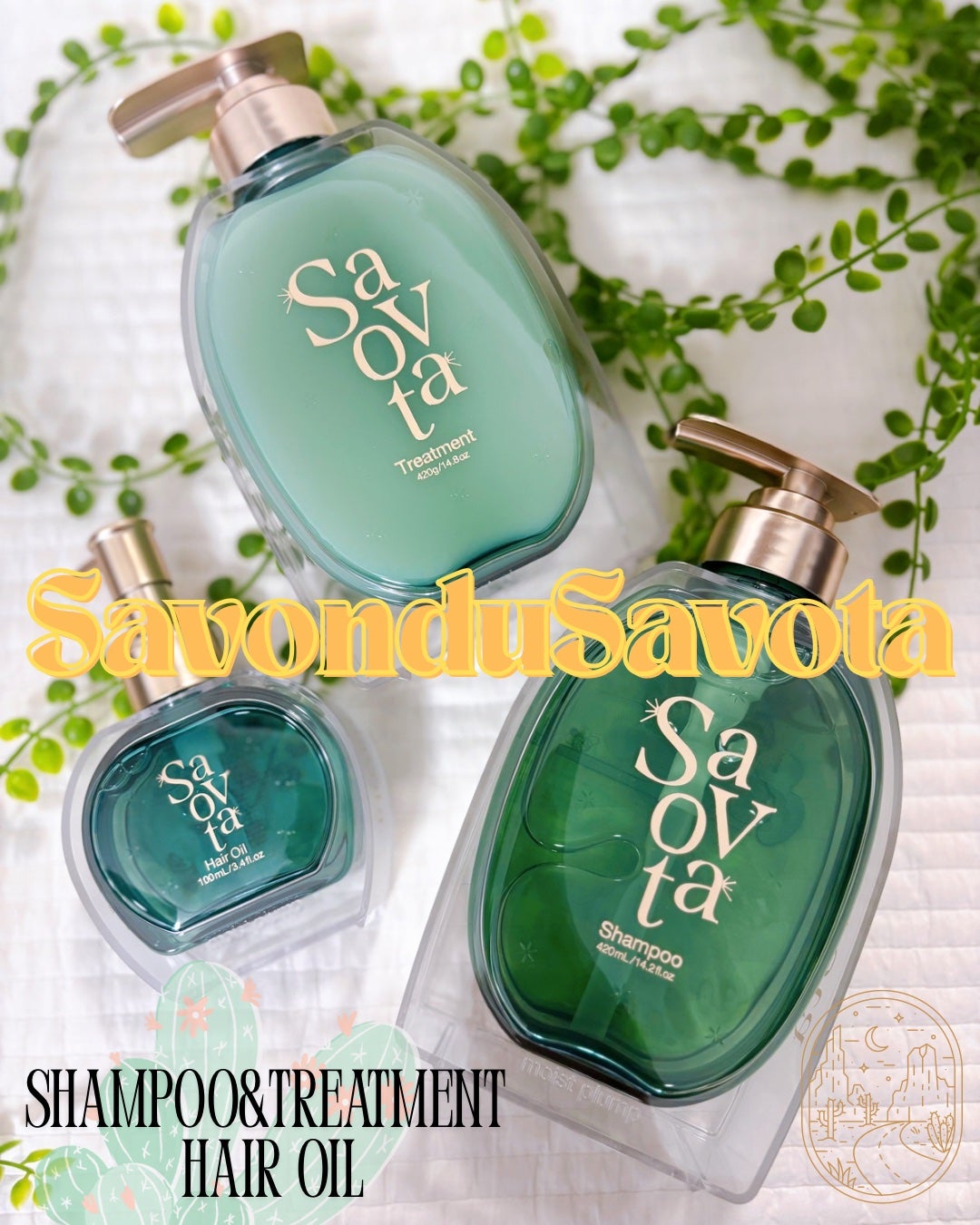 サボンドサボタ モイストプランプシャンプー/ヘアトリートメント/Savon du Savota/シャンプー・コンディショナーを使ったクチコミ(1枚目)