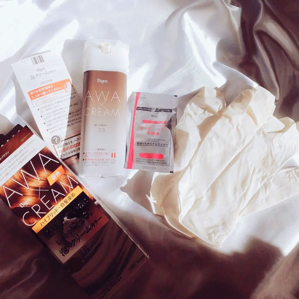 泡クリームカラー/ビゲン/ヘアカラーを使ったクチコミ（2枚目）