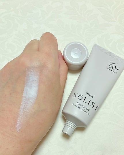 ソリスト スムースUV パウダリークリーム/ナリス化粧品/日焼け止めクリームを使ったクチコミ(6枚目)