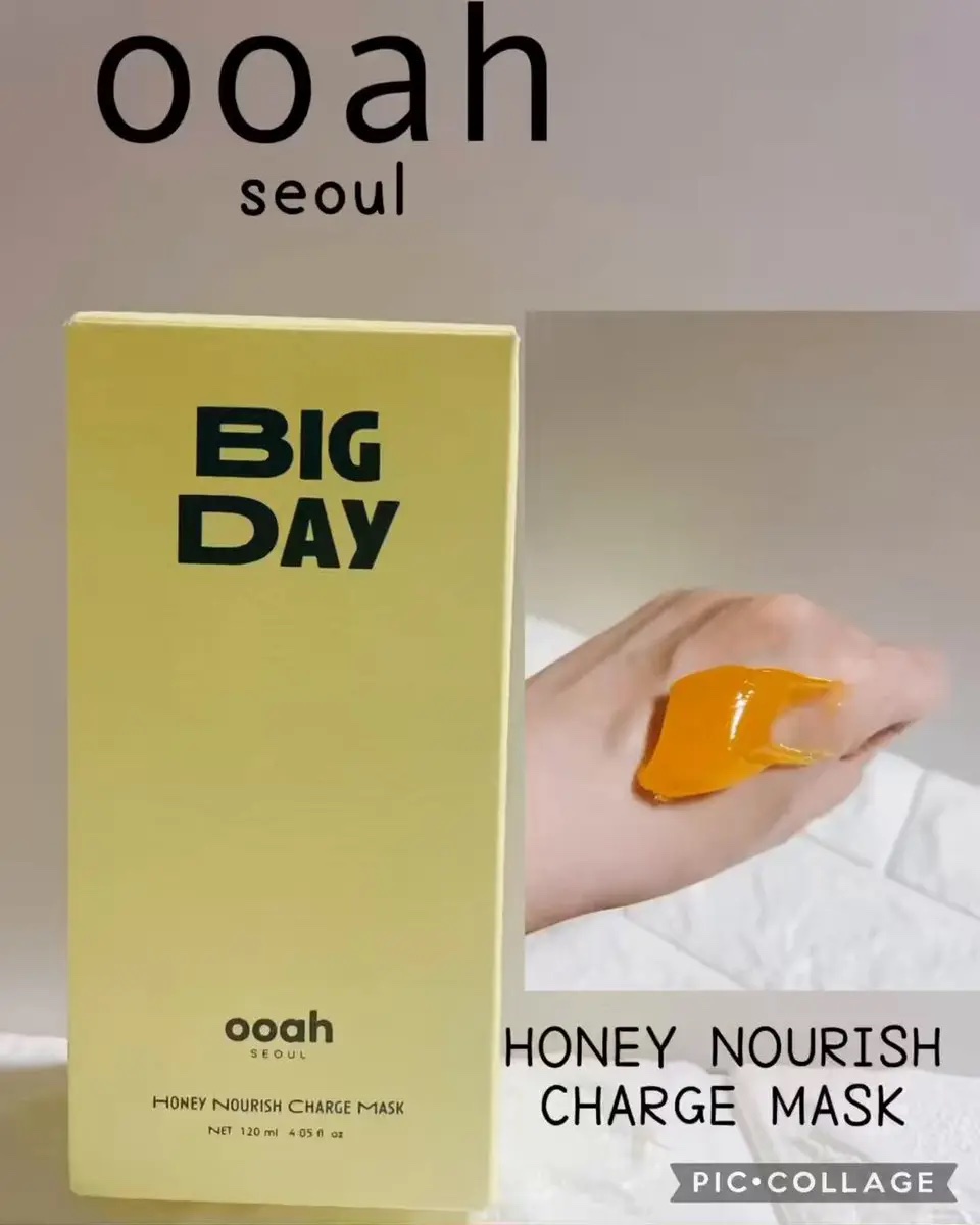 ウアソウルさま(@ooahseoul_japan )より
ご提供いただきました。 #PR 

#ooah seoul  ウアソウル
BIG DAY HoneyNourish Charge Mask
【ビッグデーハニーナリッシュチャージマスク