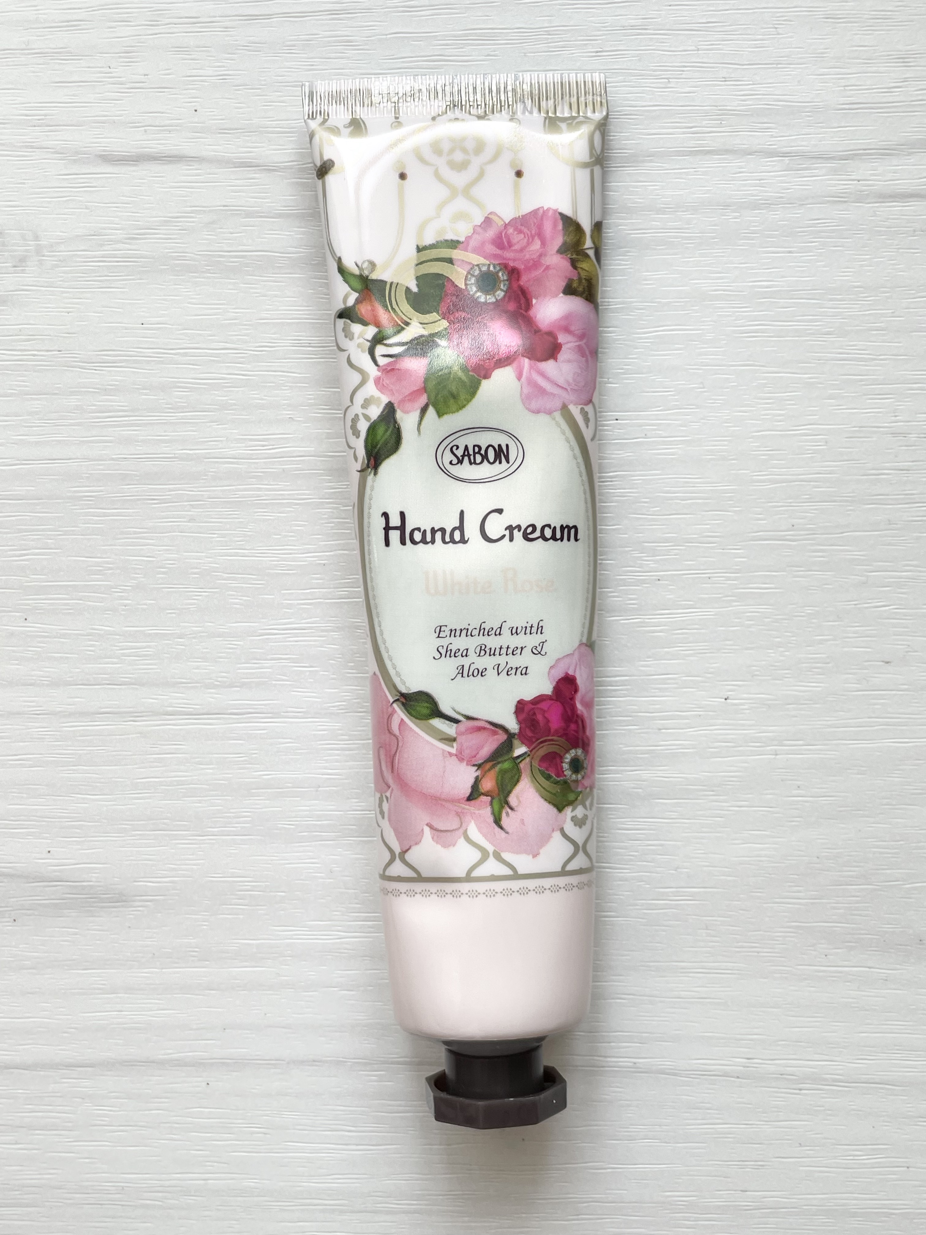 ハンドクリーム ホワイト・ローズ/SABON/ハンドクリームを使ったクチコミ（1枚目）