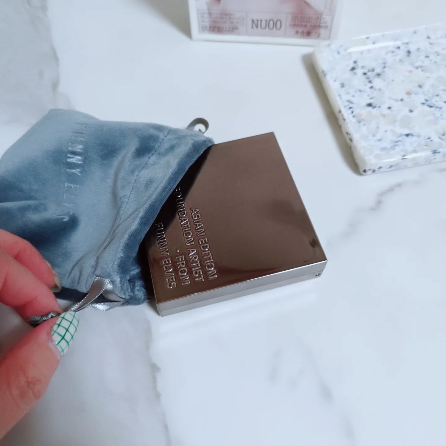 ソフトマットプレストパウダー/FUNNY ELVES方里/プレストパウダーを使ったクチコミ(8枚目)