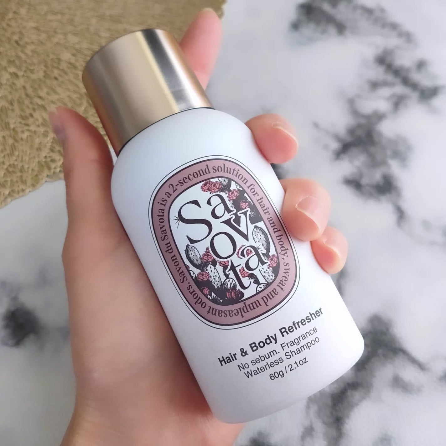 Hair &Body リフレッシャー ブルーミング/Savon du Savota/ドライシャンプーを使ったクチコミ(2枚目)