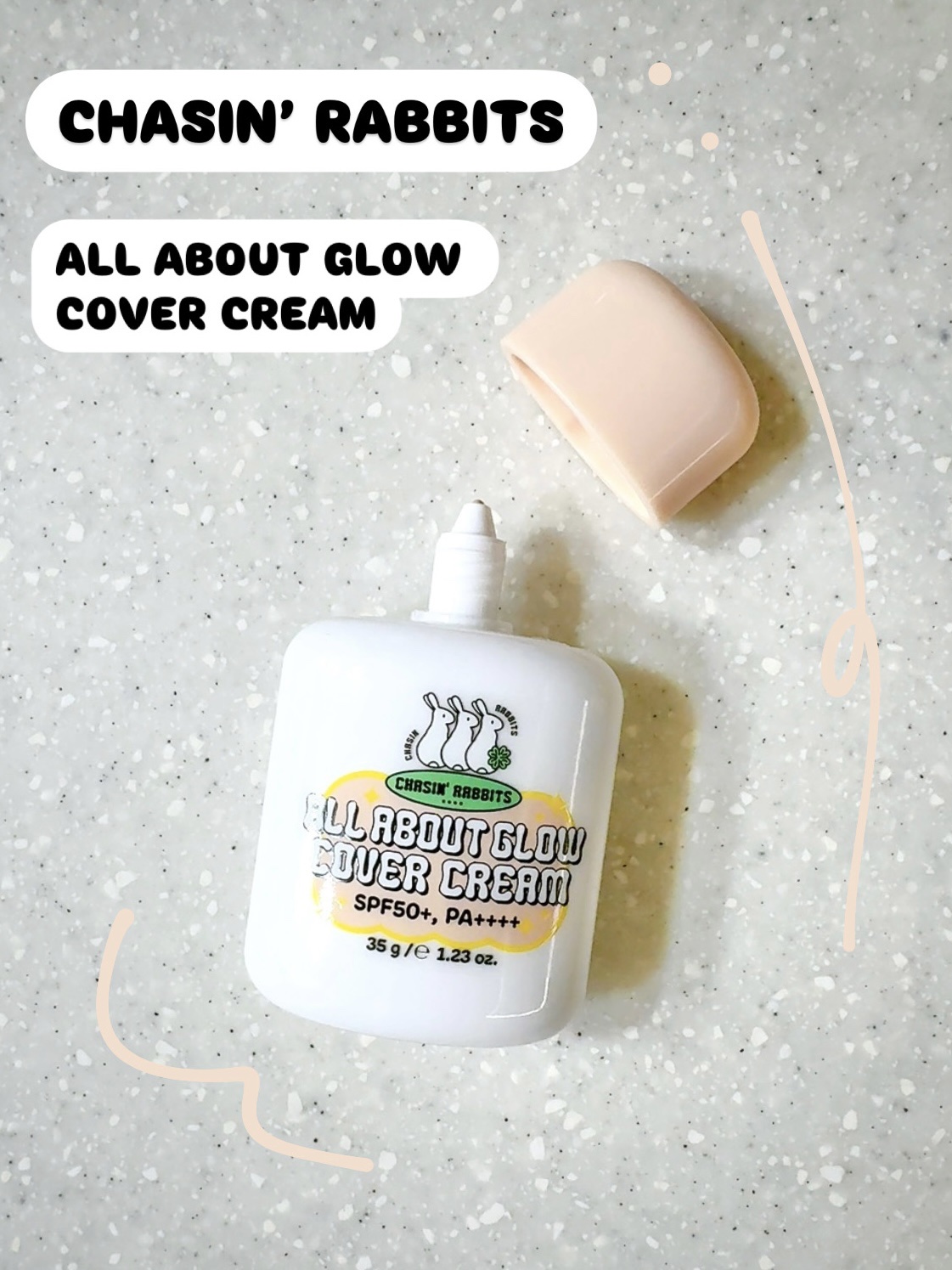 オールアバウトグロウカバークリーム/CHASIN'RABBITS/日焼け止めクリームを使ったクチコミ（1枚目）