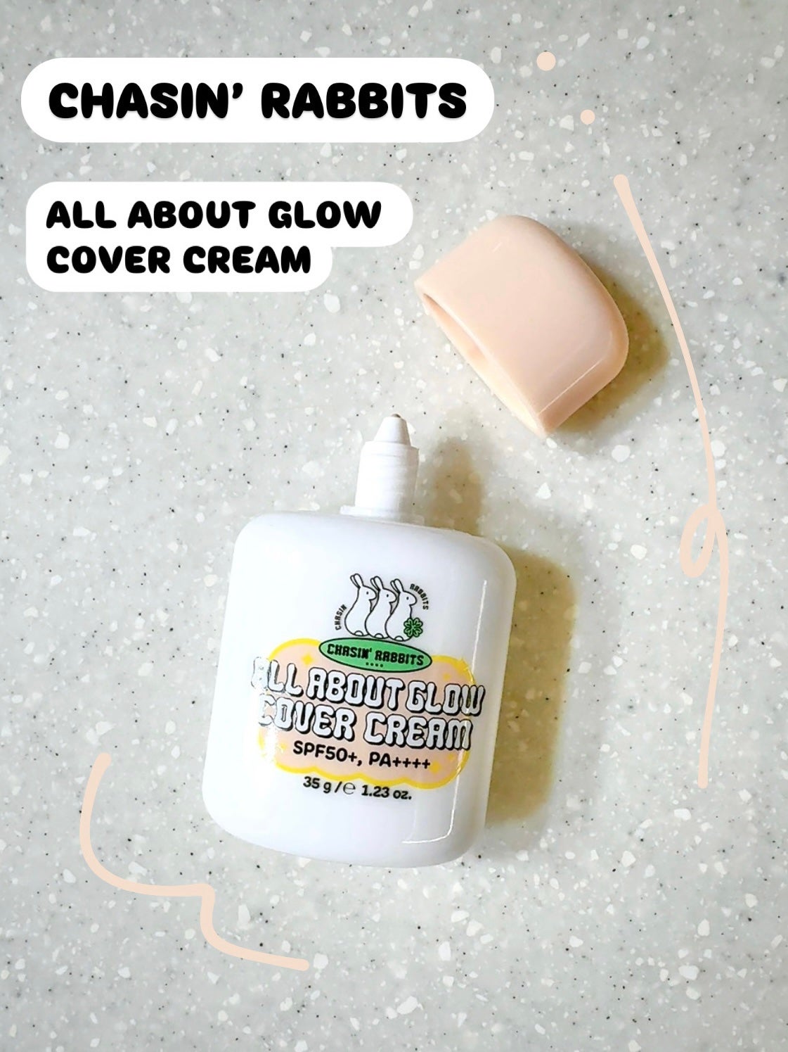 オールアバウトグロウカバークリーム/CHASIN'RABBITS/日焼け止めクリームを使ったクチコミ(1枚目)