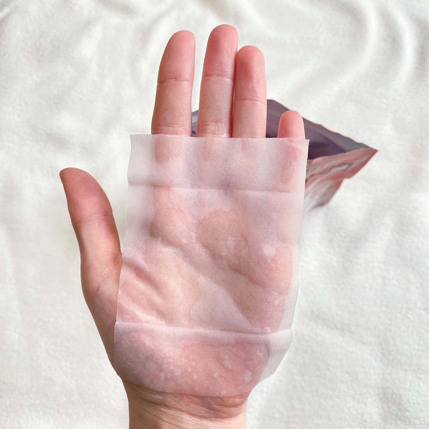 Calamee メイクキープスクエアパック/Calamee/シートマスク・パックを使ったクチコミ（3枚目）