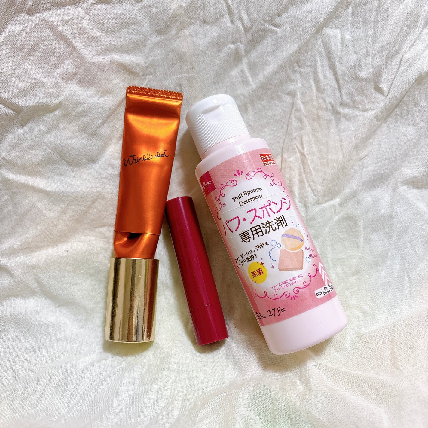 パフ・スポンジ専用洗剤/DAISO/その他化粧小物を使ったクチコミ(2枚目)