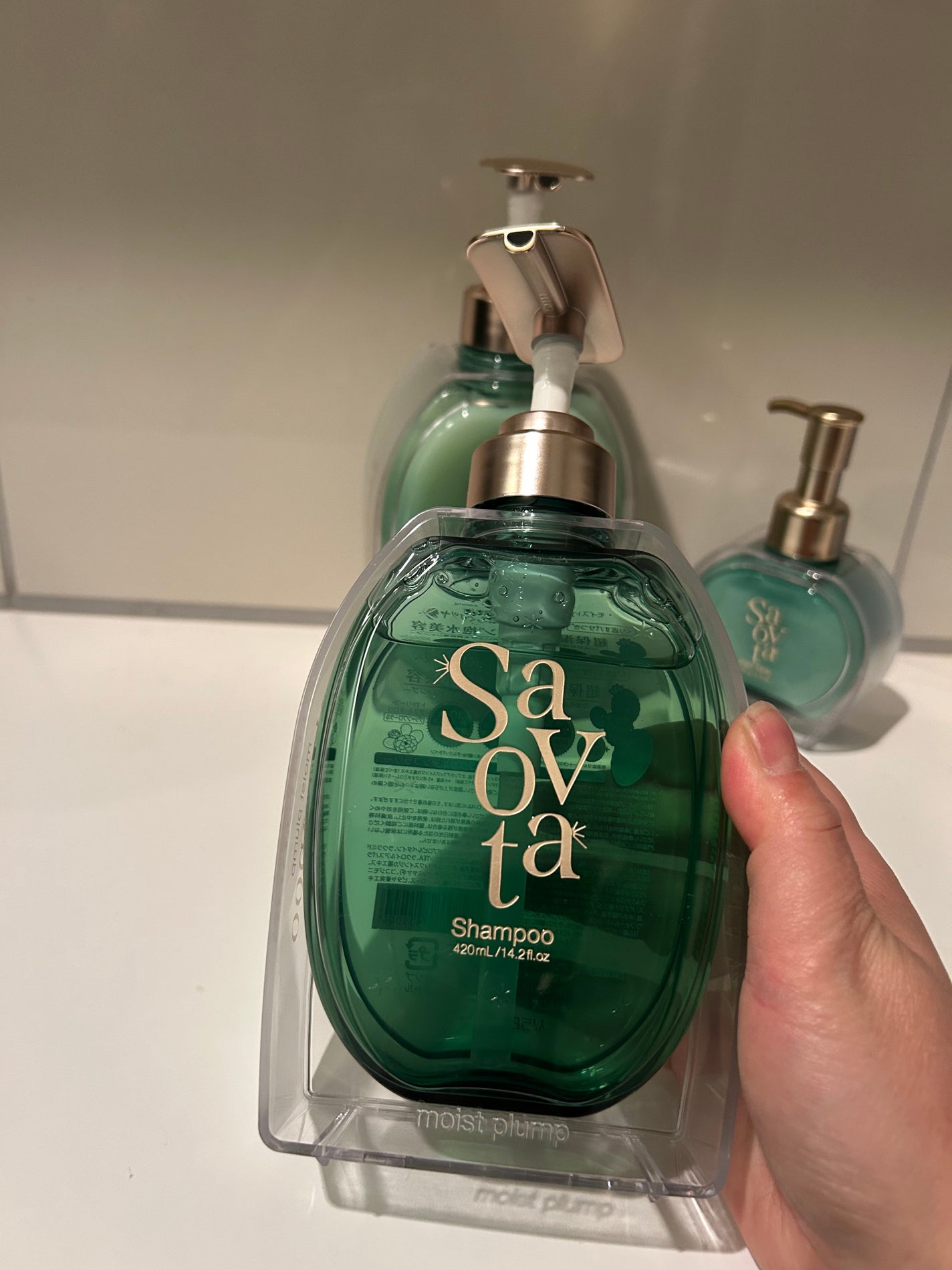 サボンドサボタ モイストプランプシャンプー/ヘアトリートメント/Savon du Savota/シャンプー・コンディショナーを使ったクチコミ(2枚目)