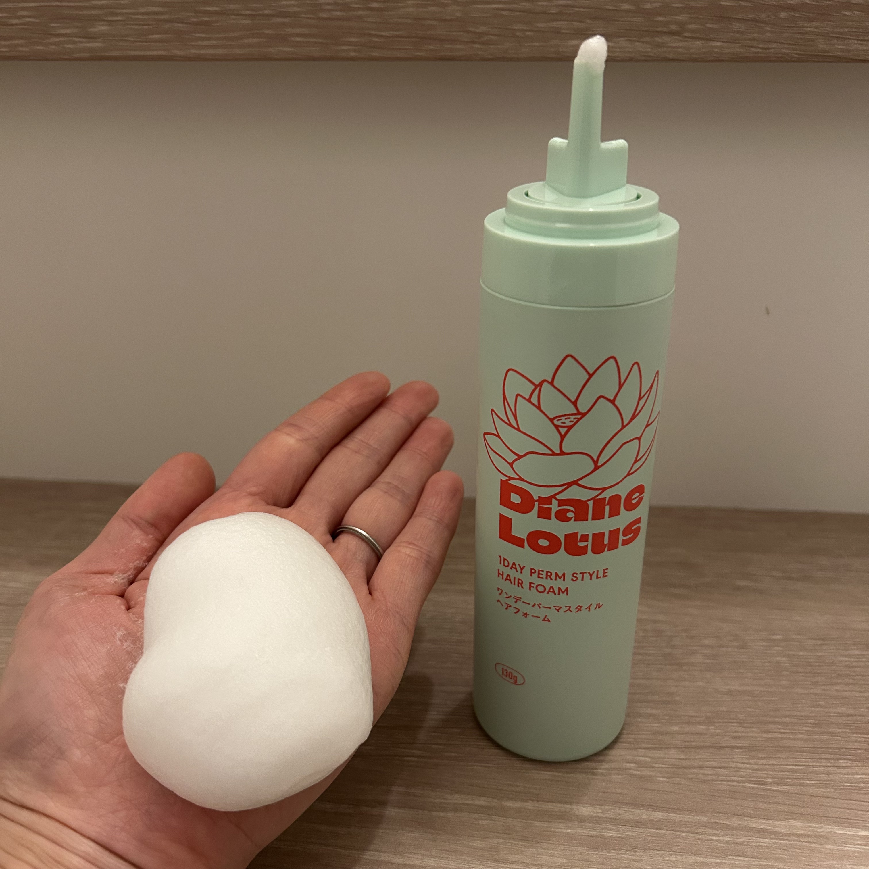 ロータス ワンデーパーマスタイル ヘアフォーム ティー＆シトラスの香り/ダイアン/その他スタイリングを使ったクチコミ（2枚目）