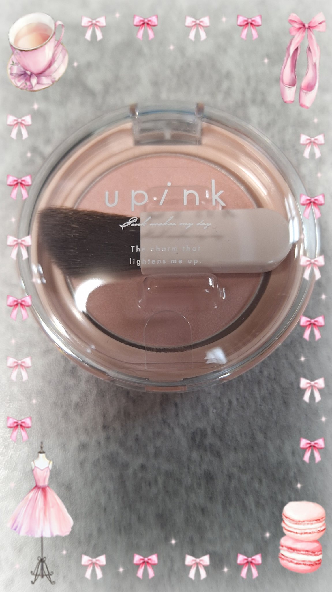 フィルスウィートチーク/upink/パウダーチークを使ったクチコミ（1枚目）