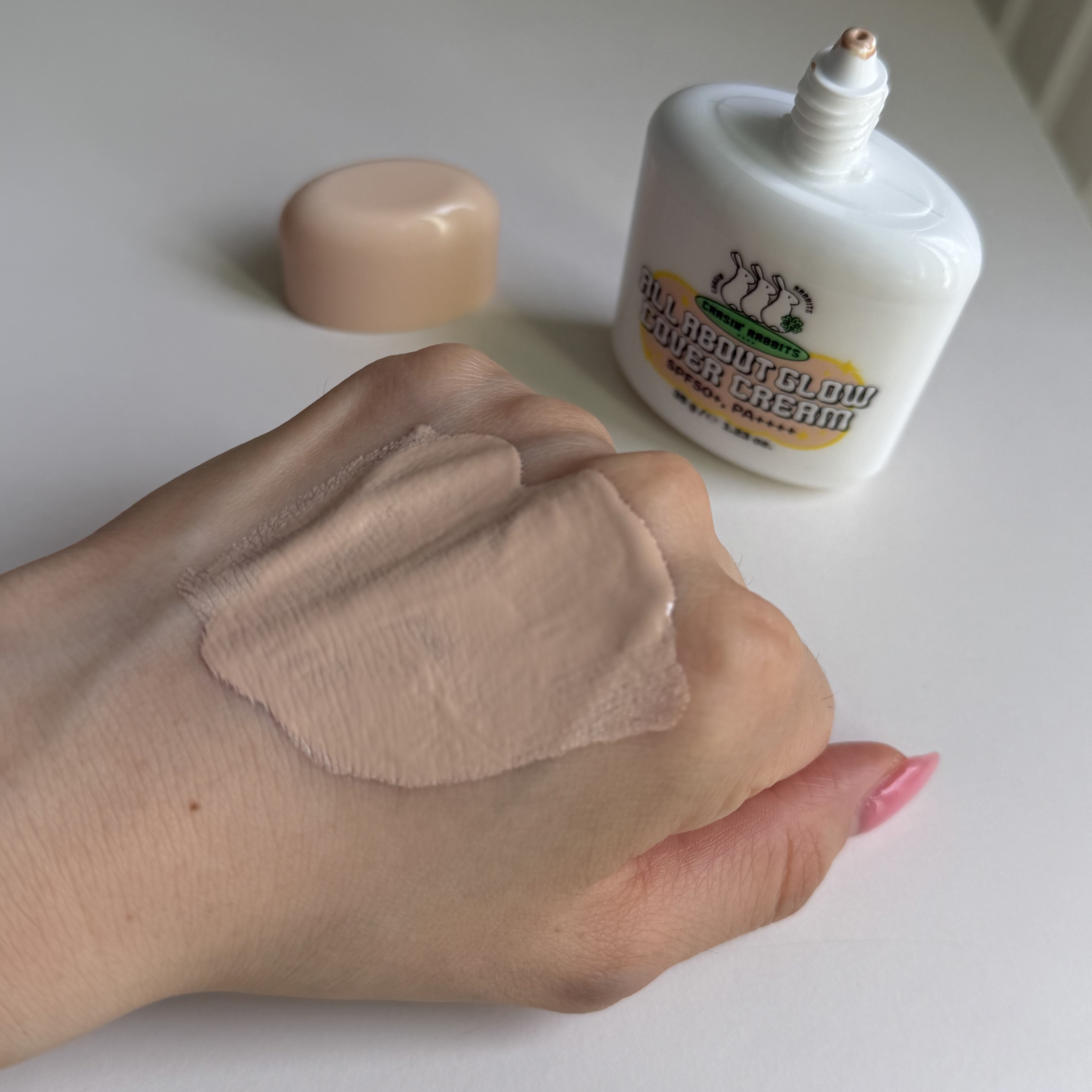 オールアバウトグロウカバークリーム/CHASIN'RABBITS/日焼け止めクリームを使ったクチコミ（3枚目）