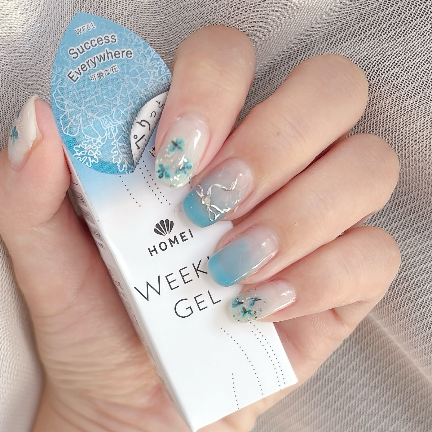 HOMEI ウィークリージェル/HOMEI/ジェルネイルを使ったクチコミ（3枚目）