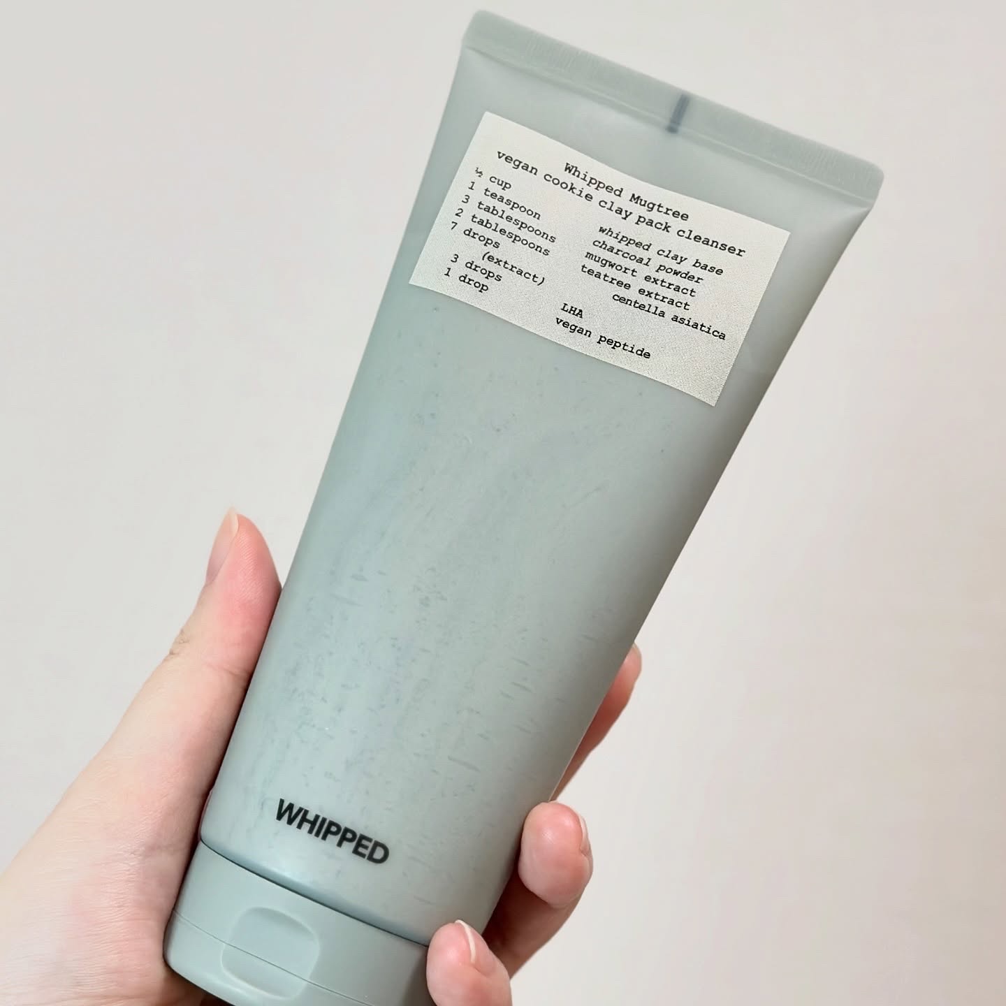 マグツリーヴィーガンパック クレンザーチューブ/WHIPPED/洗顔フォームを使ったクチコミ（1枚目）