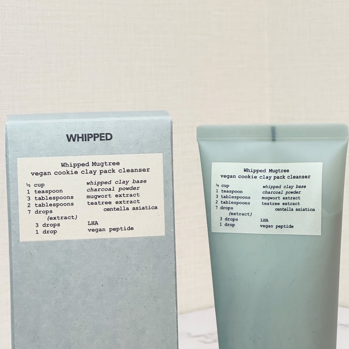マグツリーヴィーガンパック クレンザーチューブ/WHIPPED/洗顔フォームを使ったクチコミ（2枚目）