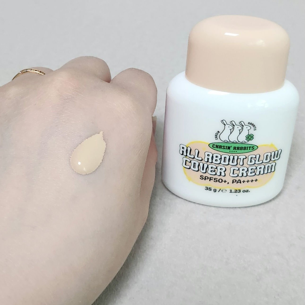 オールアバウトグロウカバークリーム/CHASIN'RABBITS/日焼け止めクリームを使ったクチコミ（2枚目）