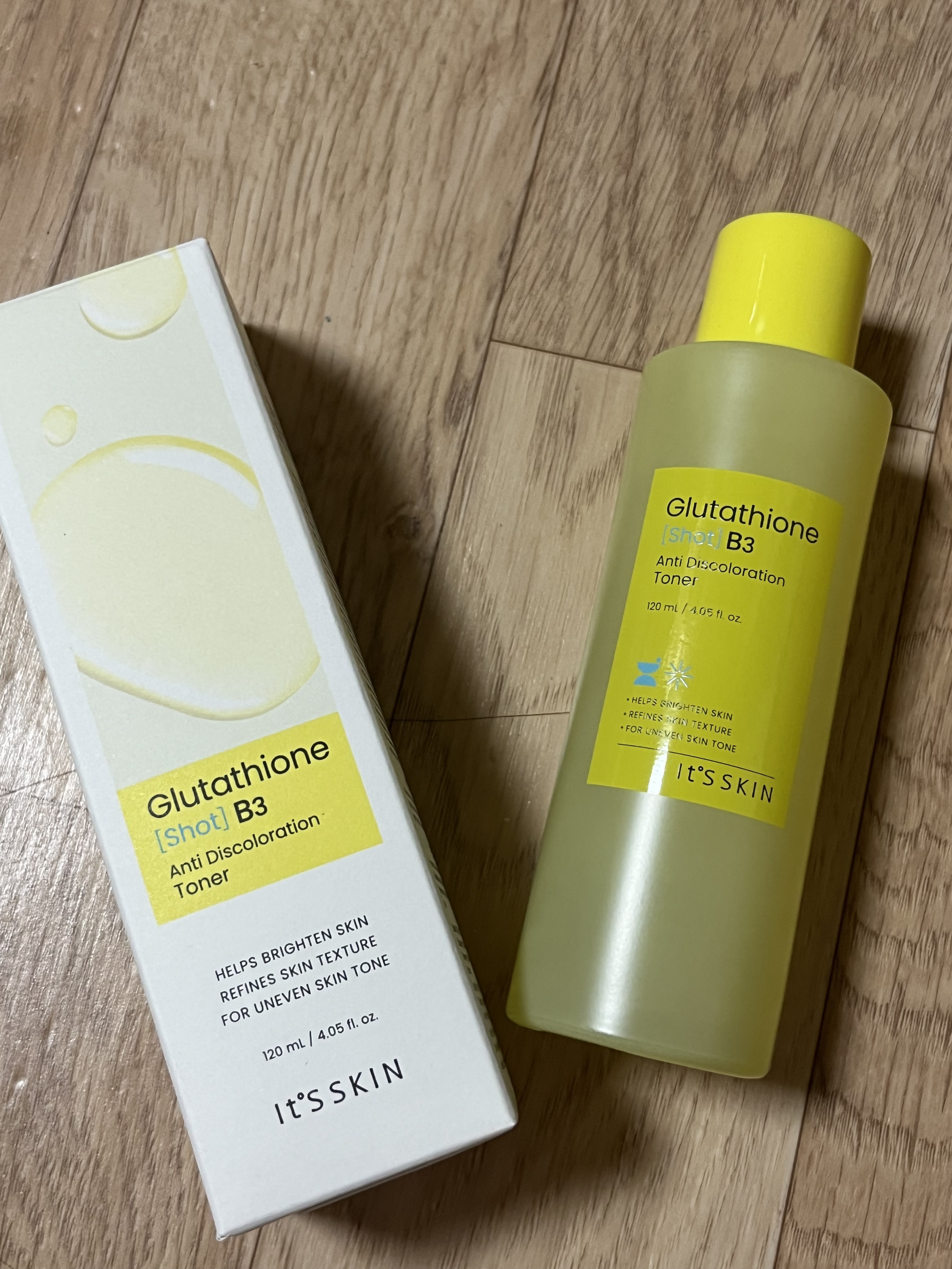 グルタチオンショットB3クリアトーントナー/It's skin/化粧水を使ったクチコミ（1枚目）