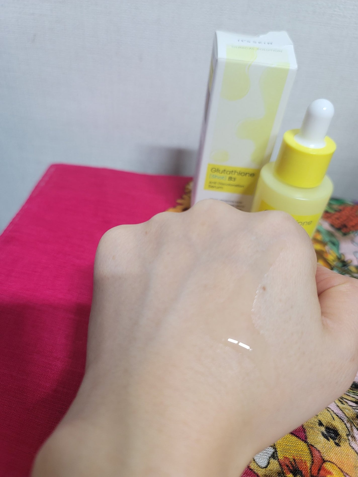 グルタチオンショットB3シミ跡セラム/It's skin/美容液を使ったクチコミ(2枚目)