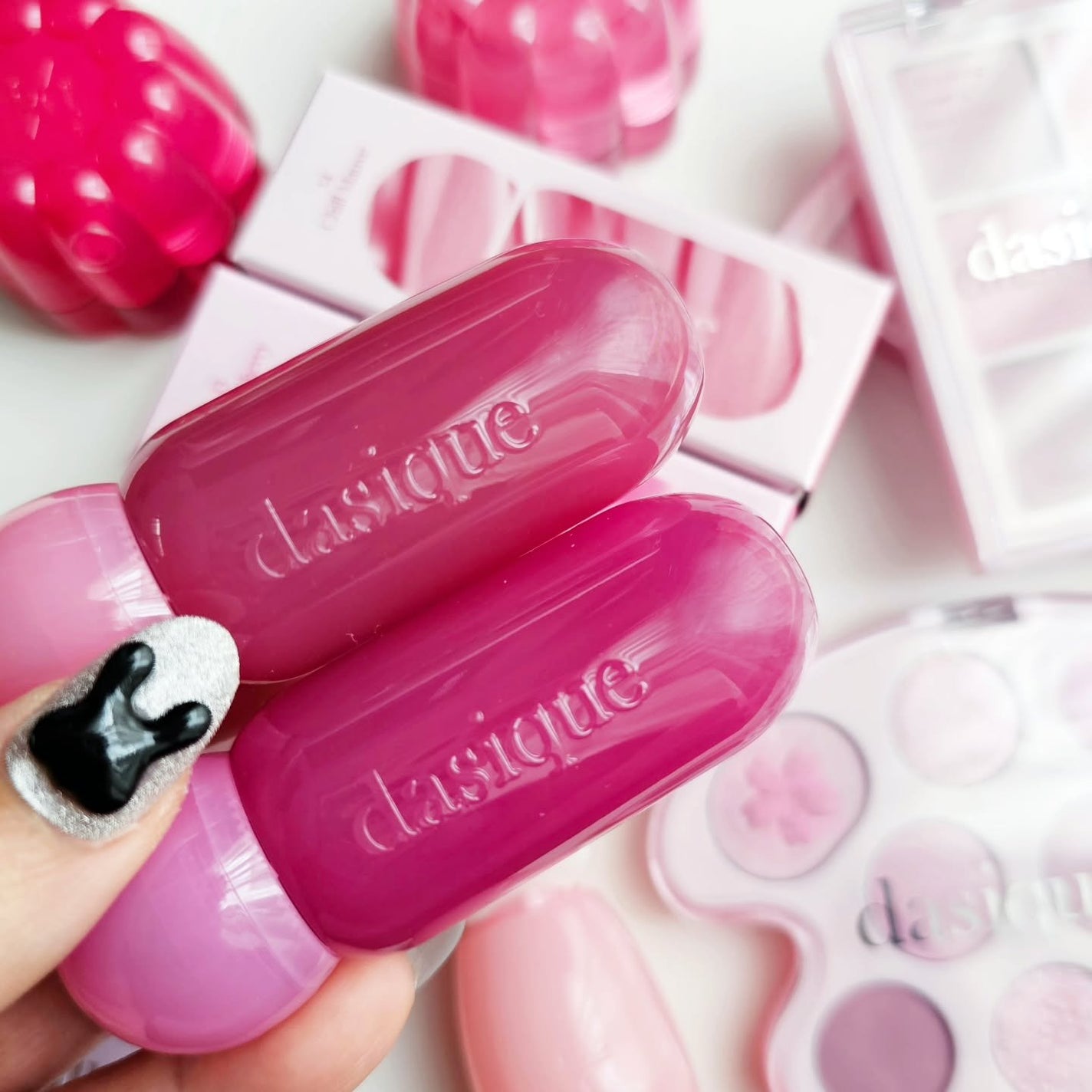 ジューシーデューイグロウティント/dasique/リップティントを使ったクチコミ(4枚目)