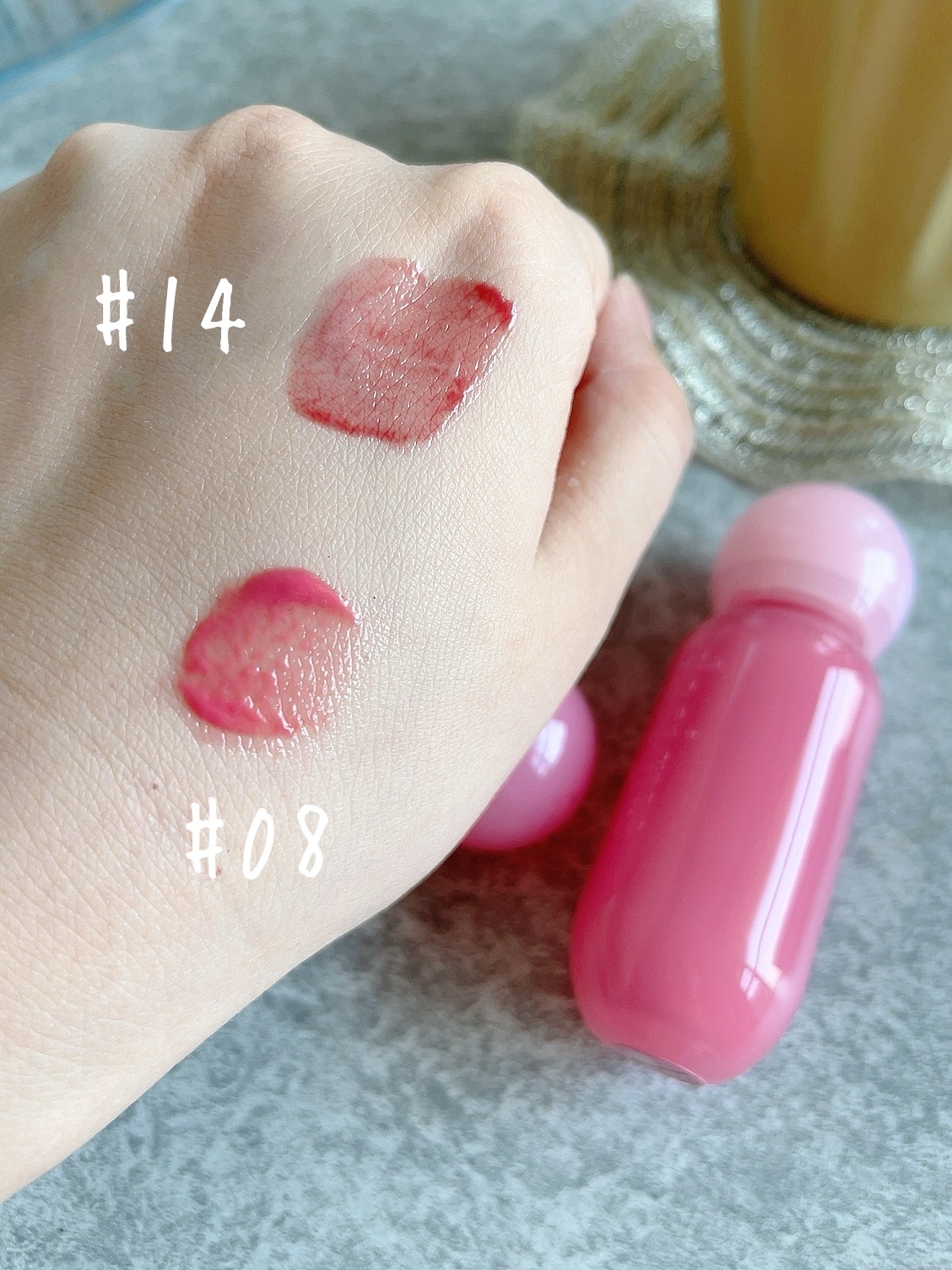 ジューシーデューイグロウティント/dasique/リップティントを使ったクチコミ（2枚目）