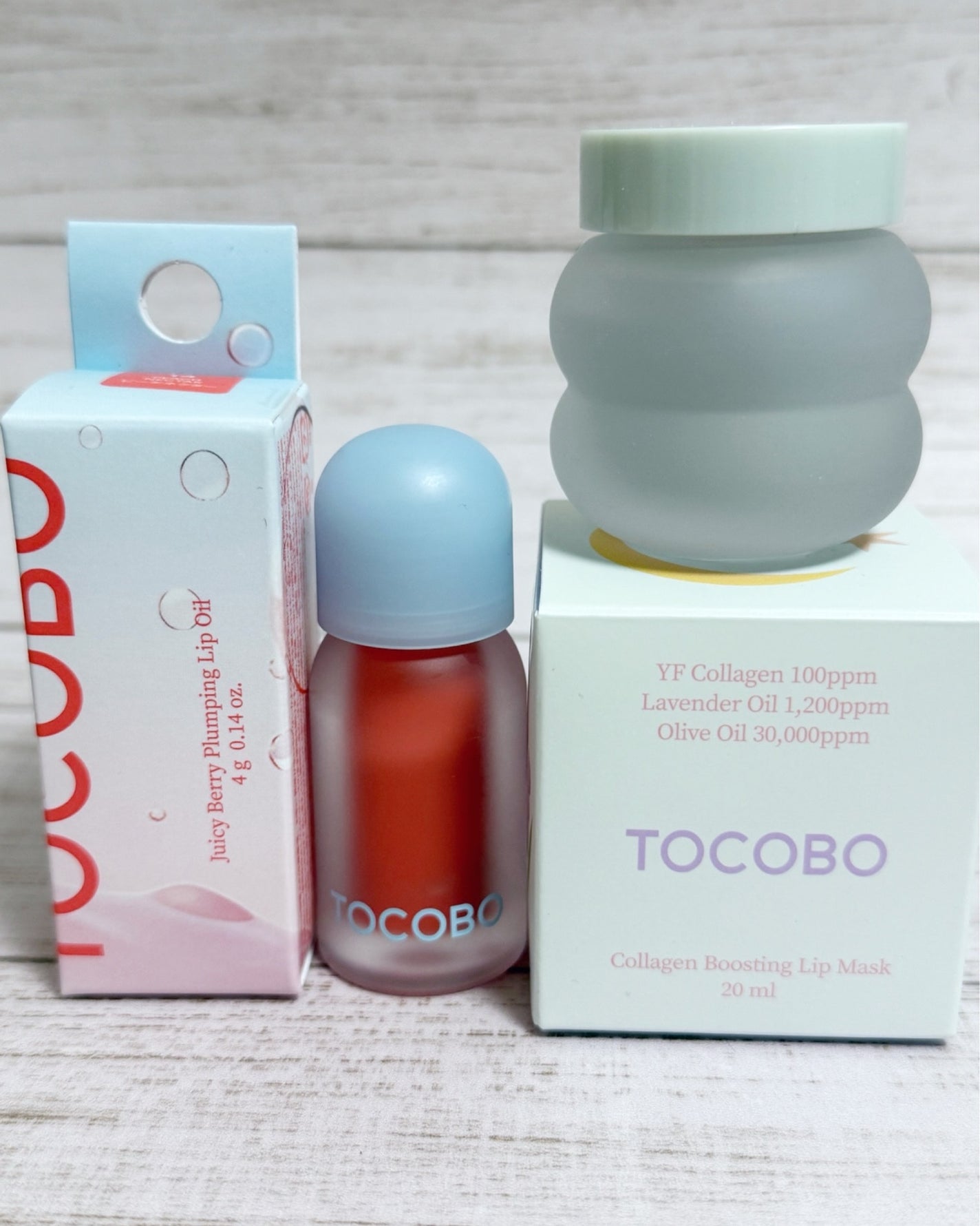 ジューシーベリープランピングリップオイル/TOCOBO/リップグロスを使ったクチコミ(4枚目)