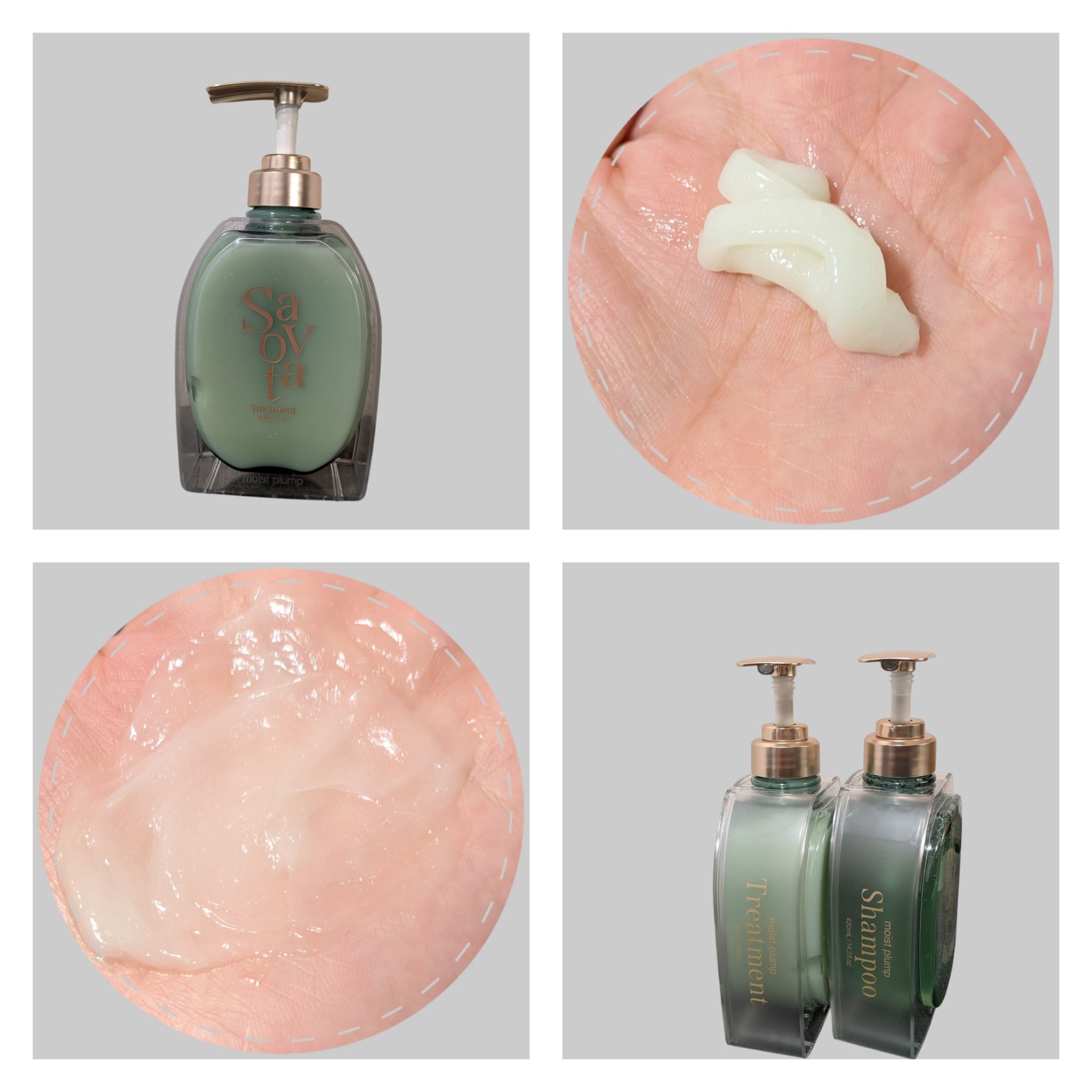 サボンドサボタ モイストプランプシャンプー/ヘアトリートメント