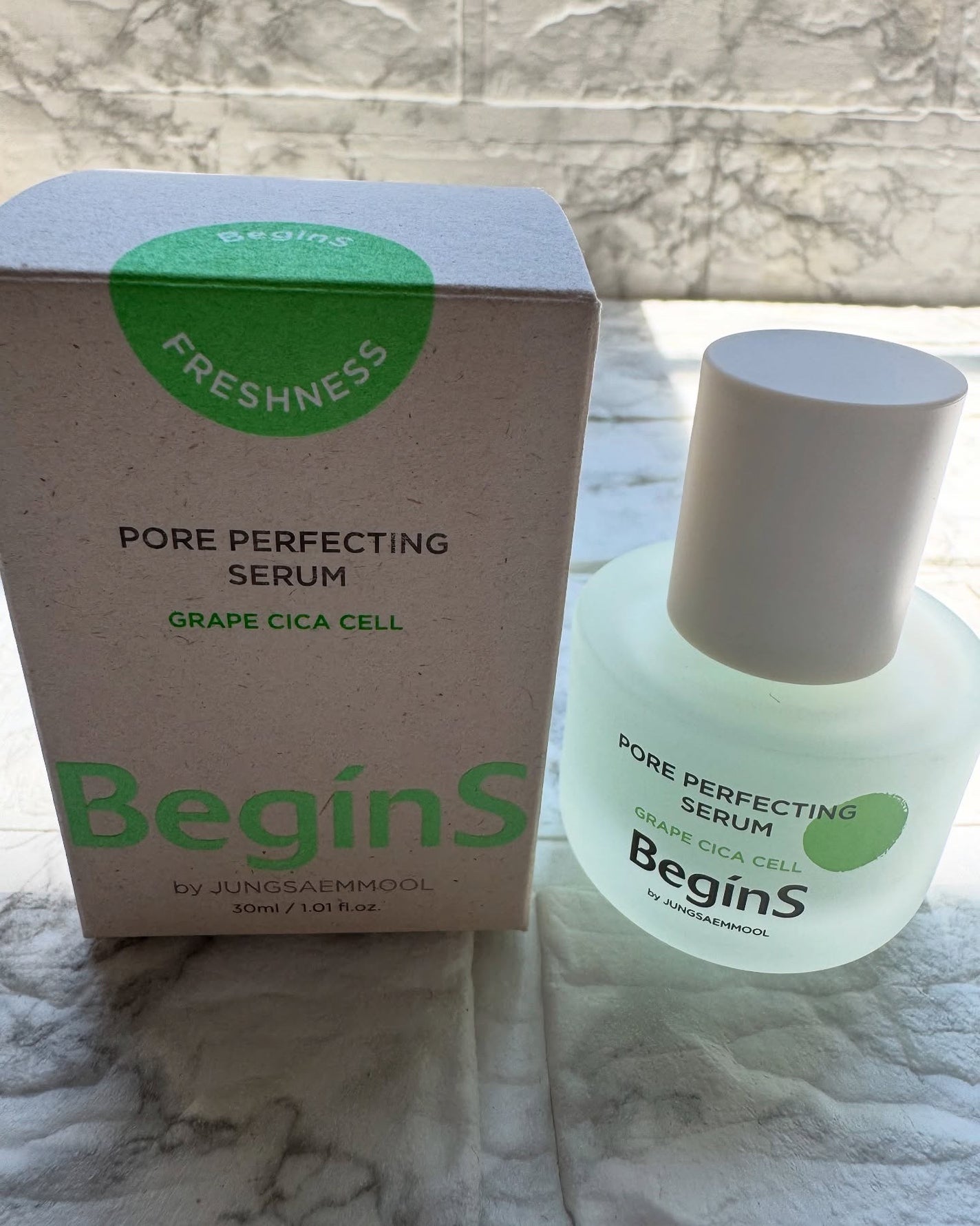 Pore Perfecting Serum/BeginS by JUNGSAEMMOOL/美容液を使ったクチコミ(6枚目)