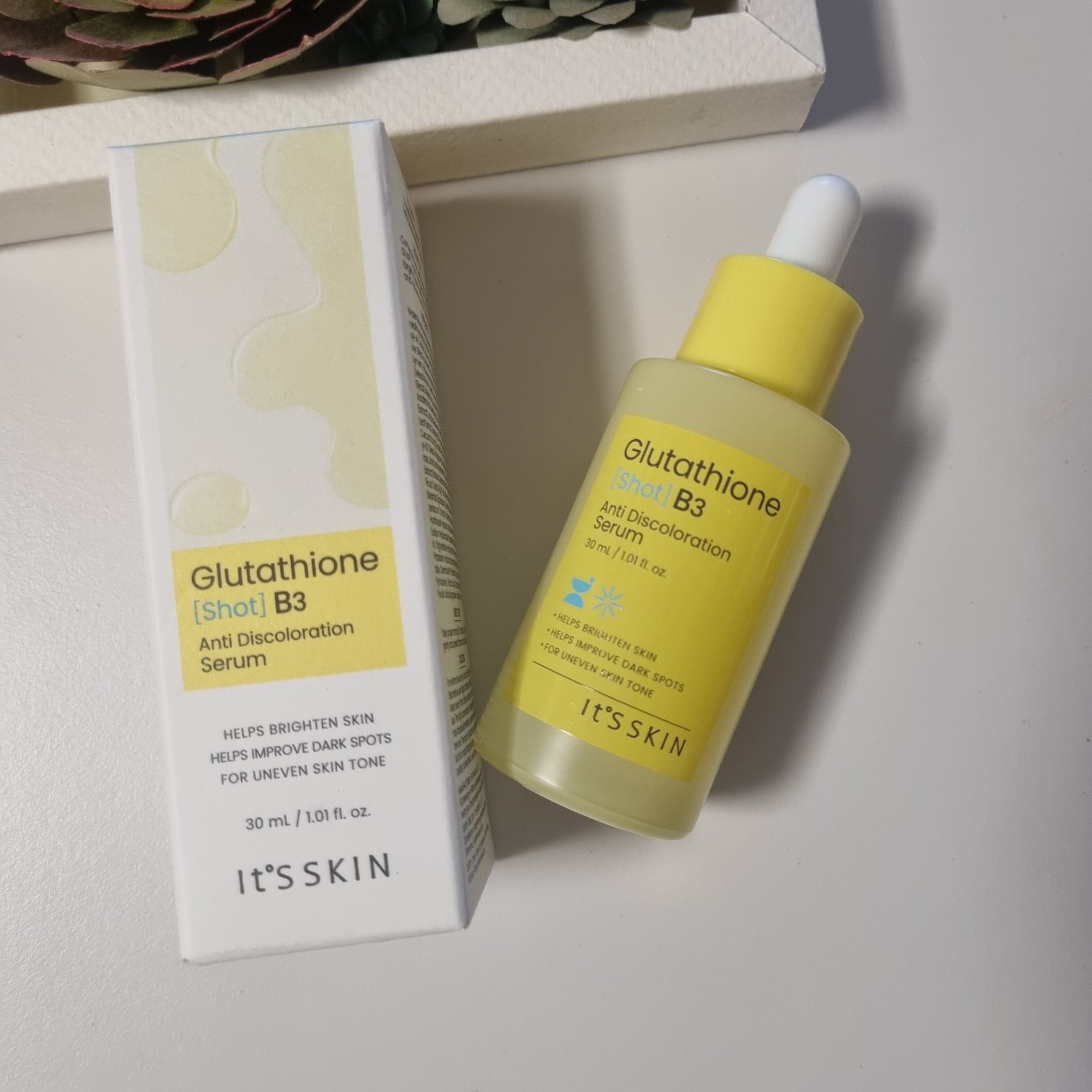 グルタチオンショットB3シミ跡セラム/It's skin/美容液を使ったクチコミ（1枚目）
