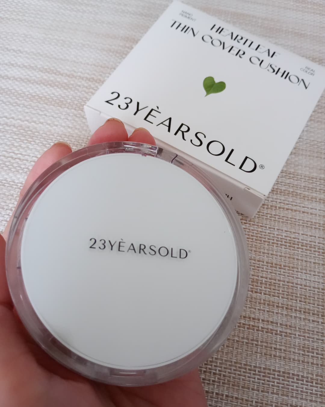 ハートリーフシーンカバークッション/23years old/クッションファンデーションを使ったクチコミ（1枚目）