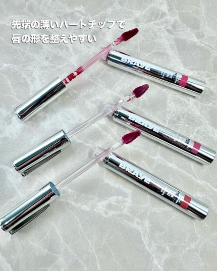 THIN GLOW TINT/BRAYE/口紅を使ったクチコミ(2枚目)