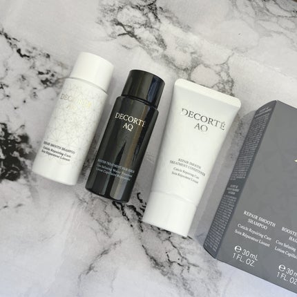 DECORTÉ AQ リペア スムース シャンプー/トリートメント コンディショナーのクチコミ「DECORTÉ
AQ リペア スムース シャンプー/トリートメント コンディショナー
.....」(1枚目)