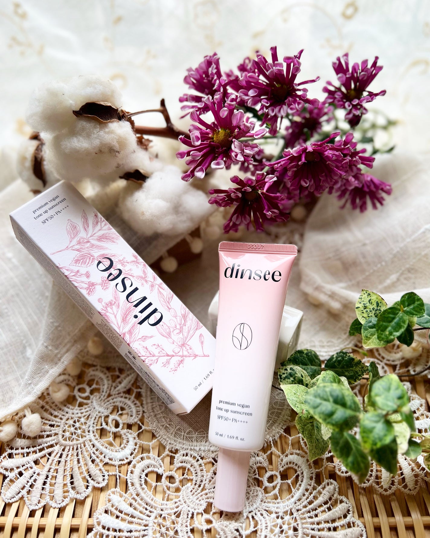 プレミ アムビーガン トーンアップ日焼け止め SPF50+PA++++/dinsee/日焼け止めミルクを使ったクチコミ(3枚目)