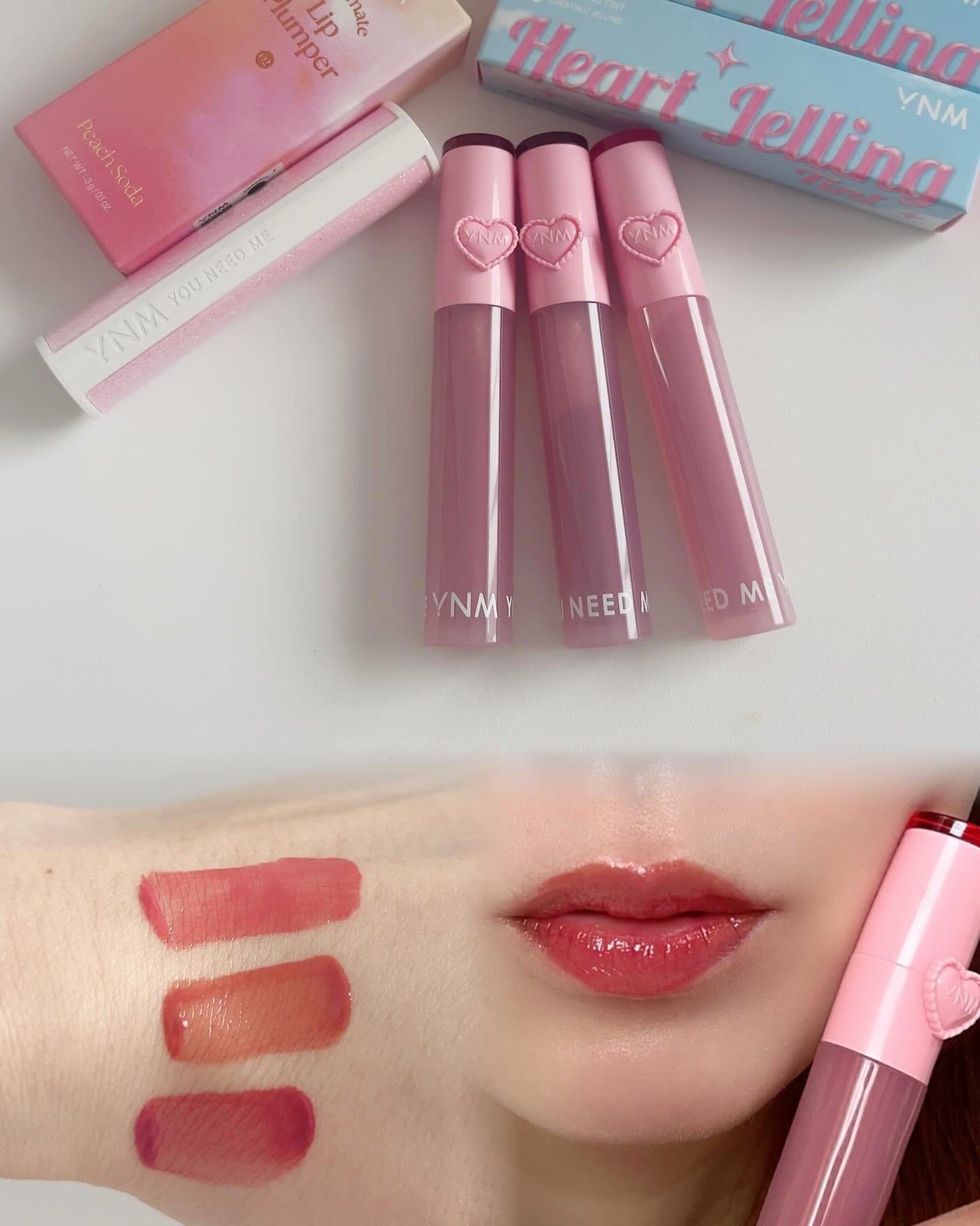 ハートゼリングティント/YNM/リップティントを使ったクチコミ(7枚目)