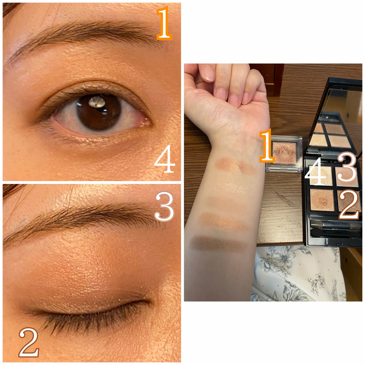 アディクション ザ アイシャドウ パール/ADDICTION/単色アイシャドウを使ったクチコミ(2枚目)