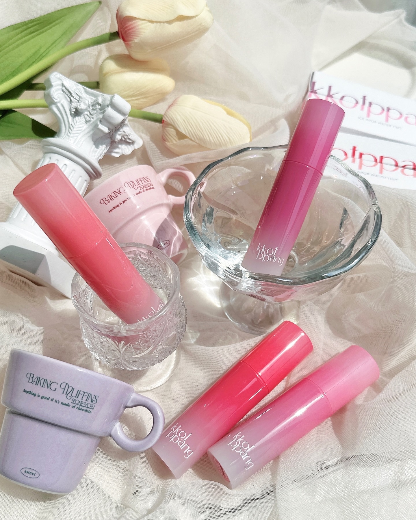 アイスドロップウォーターティント/kkotppang/リップティントを使ったクチコミ（1枚目）