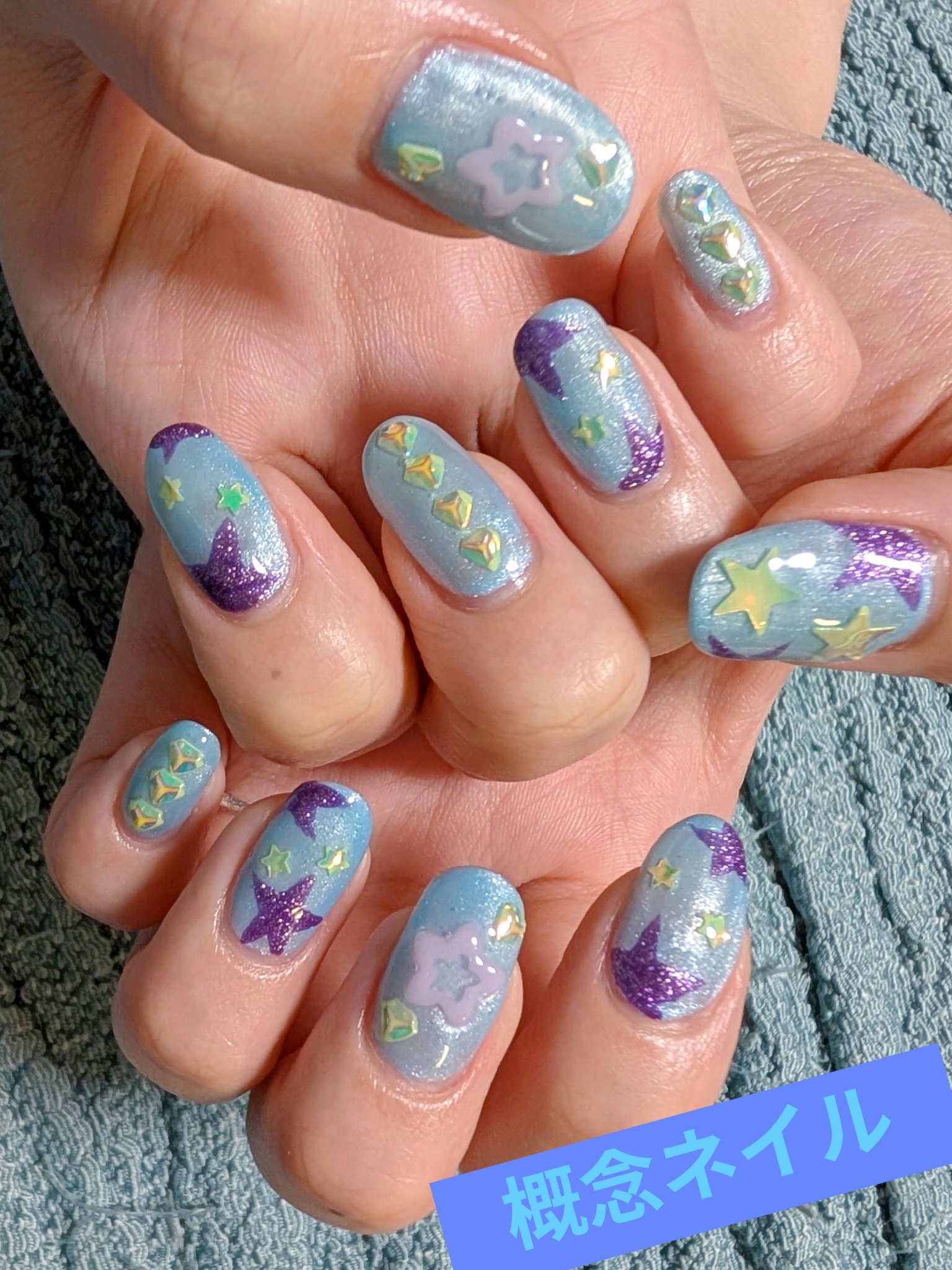 カラージェル/mon petit lapin/ジェルネイルを使ったクチコミ（1枚目）