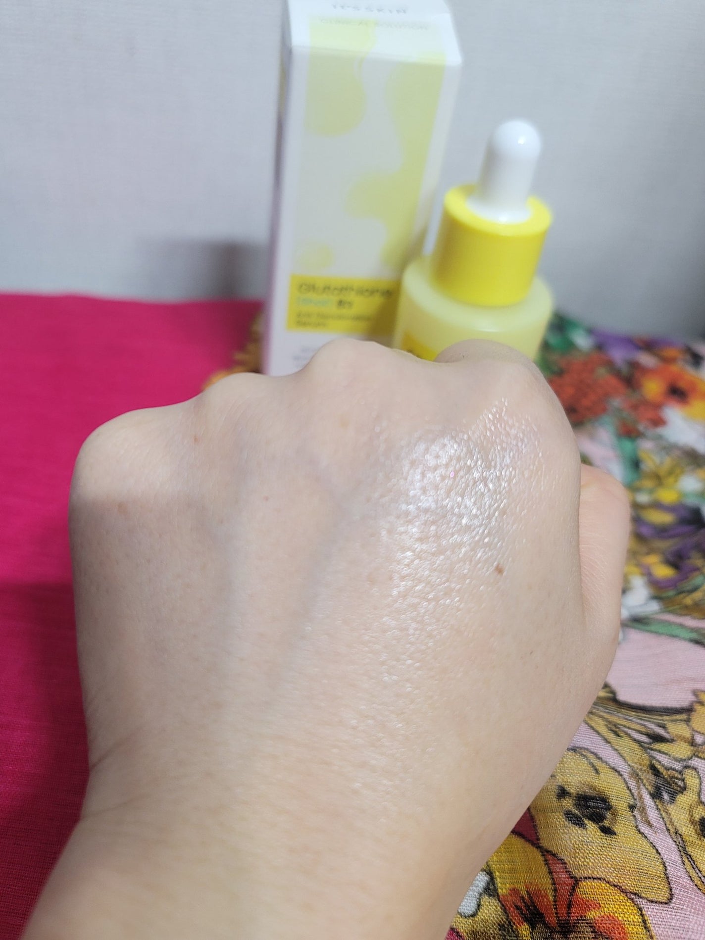 グルタチオンショットB3シミ跡セラム/It's skin/美容液を使ったクチコミ(3枚目)