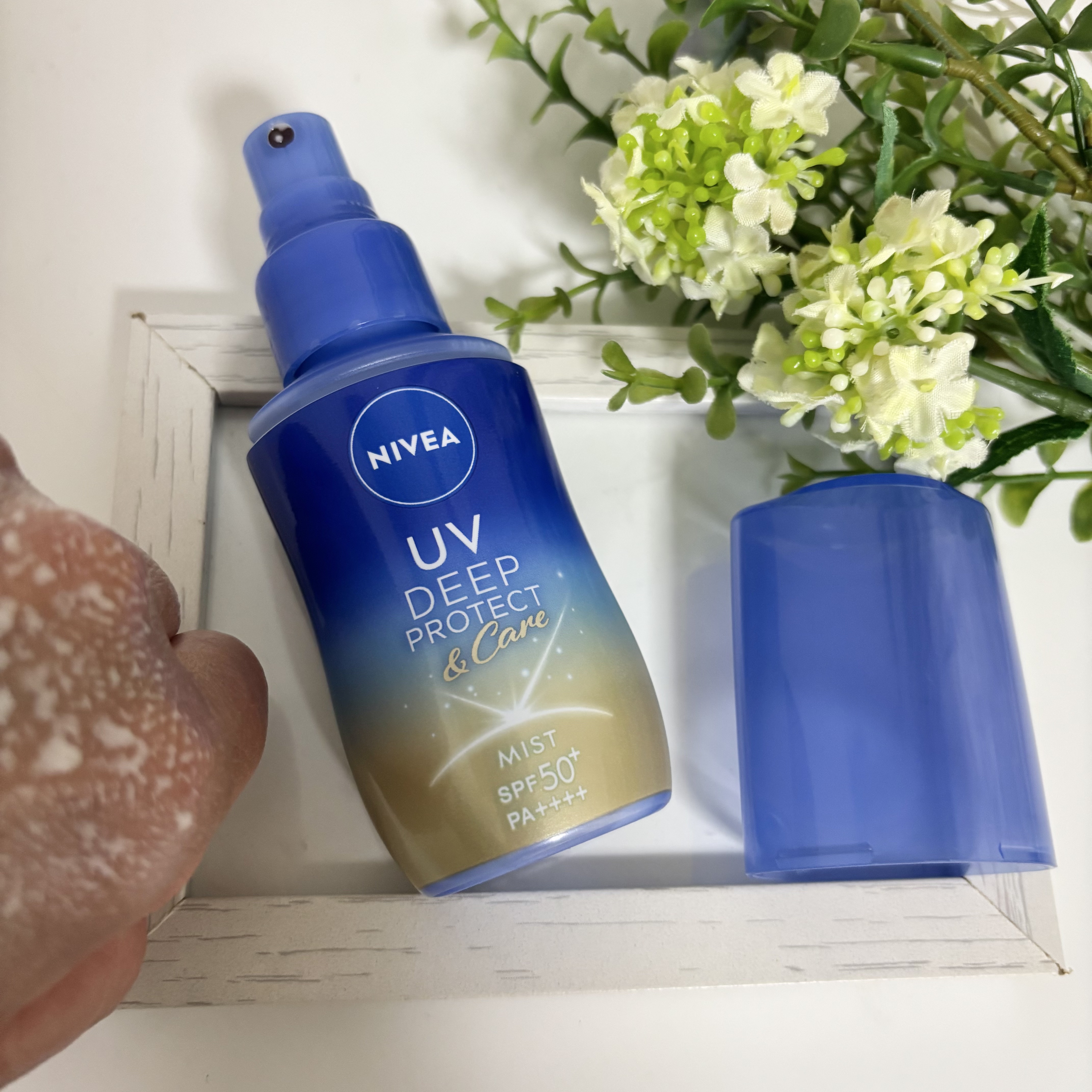 ニベアUV ディーププロテクト＆ケア ミルクミスト/ニベア/日焼け止めミスト・スプレーを使ったクチコミ（3枚目）