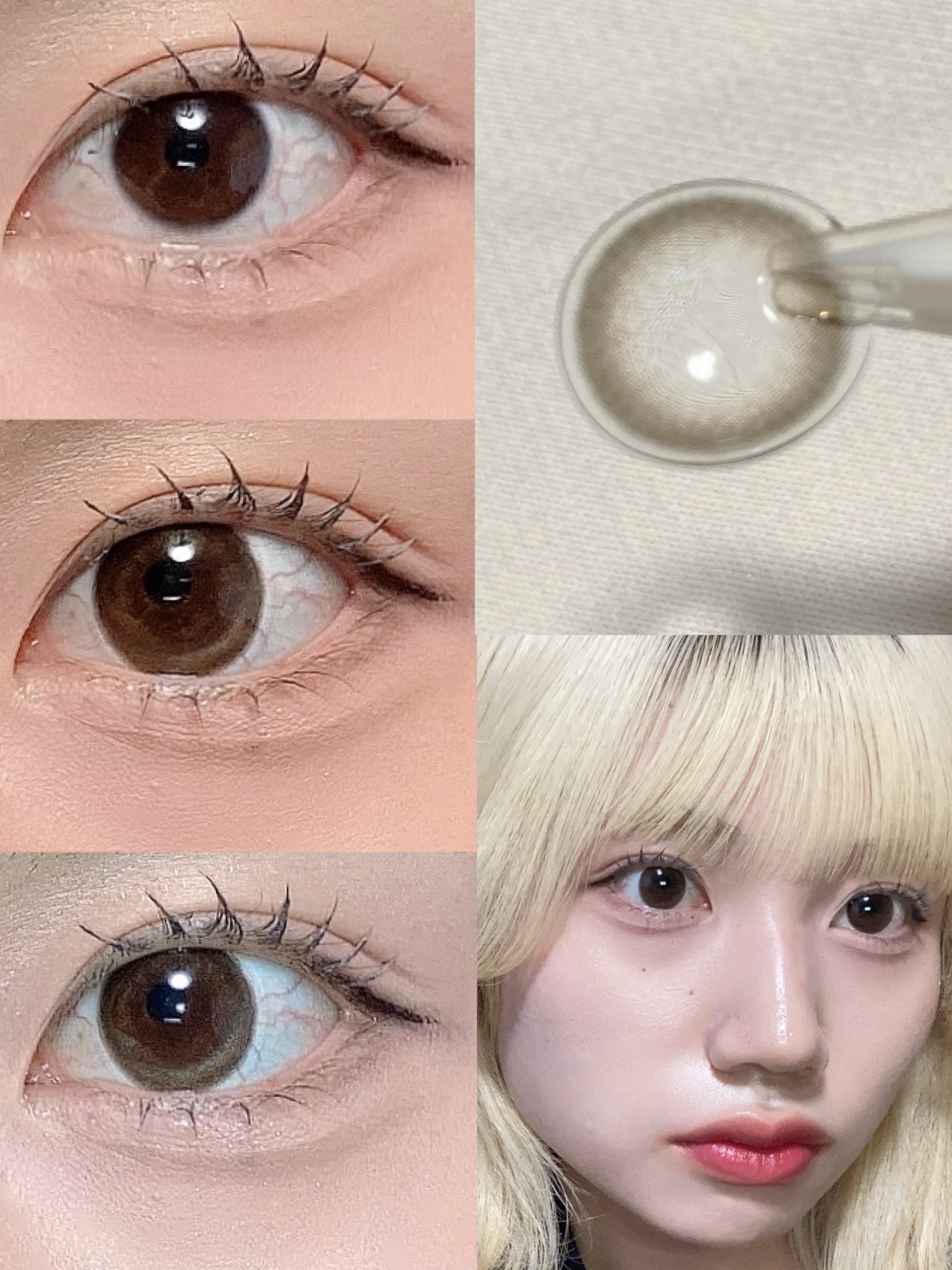 Marble by LUXURY(マーブルバイラグジュアリー）1day JELLY MOCA（ジェリーモカ）/Marble by LUXURY/ワンデー（１DAY）カラコンを使ったクチコミ（3枚目）