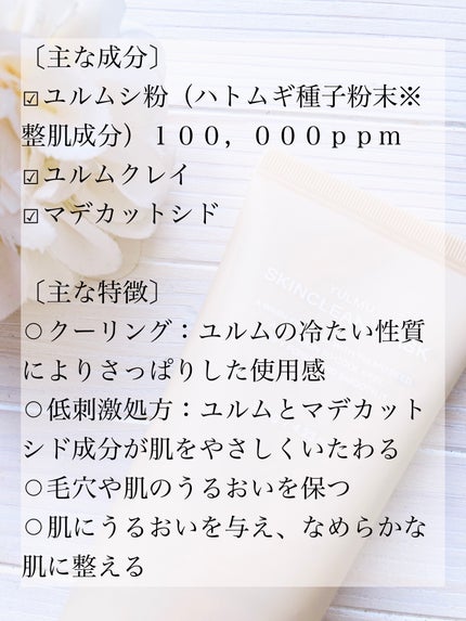 ユルムスキンクリーンパック/RETURNITY/洗い流すパック・マスクを使ったクチコミ(2枚目)